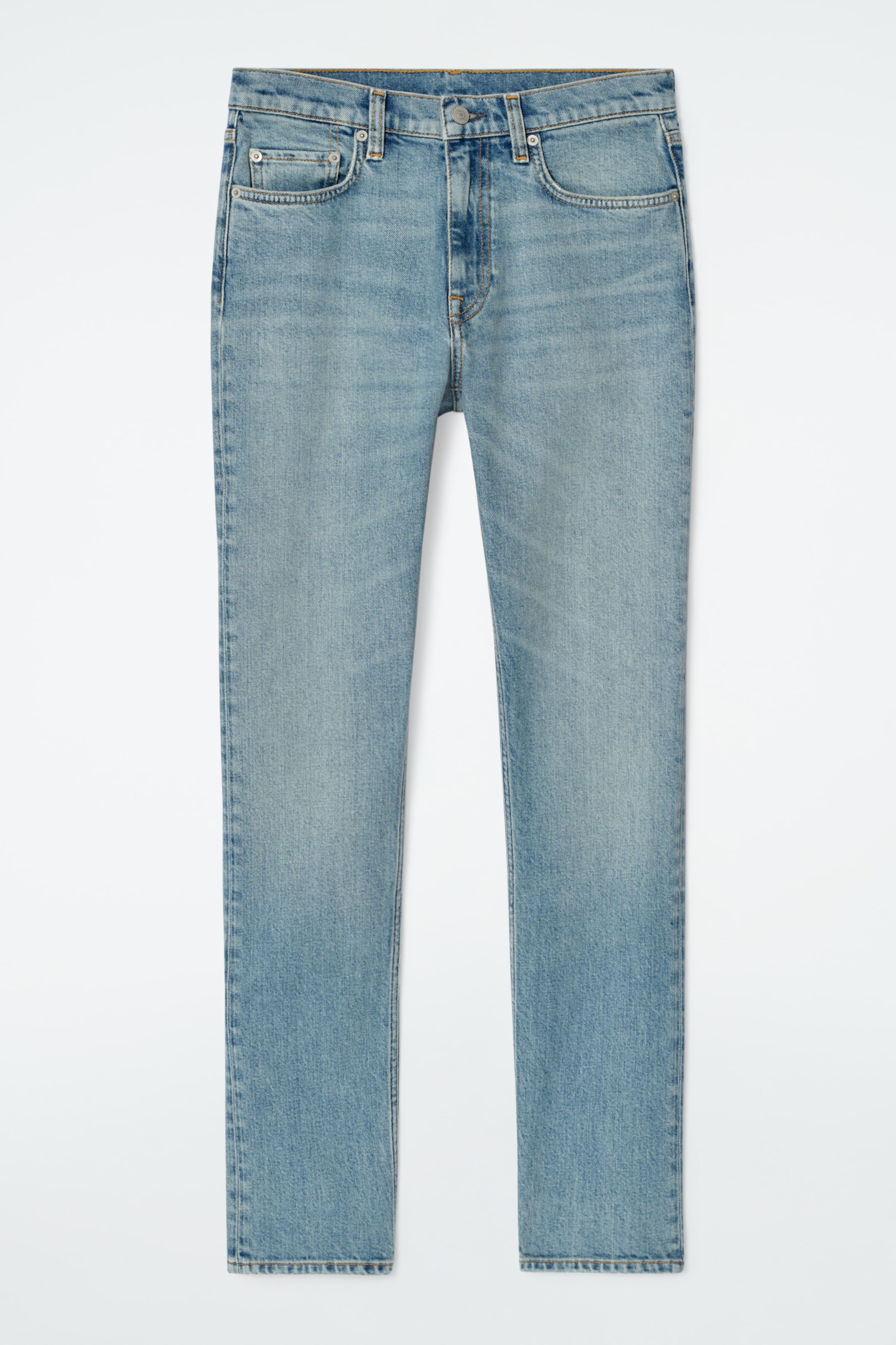 Visa större bild: FLUTE JEANS MED FIGURNÄRA BEN - LJUSBLÅ - DAM | H&M SE 5