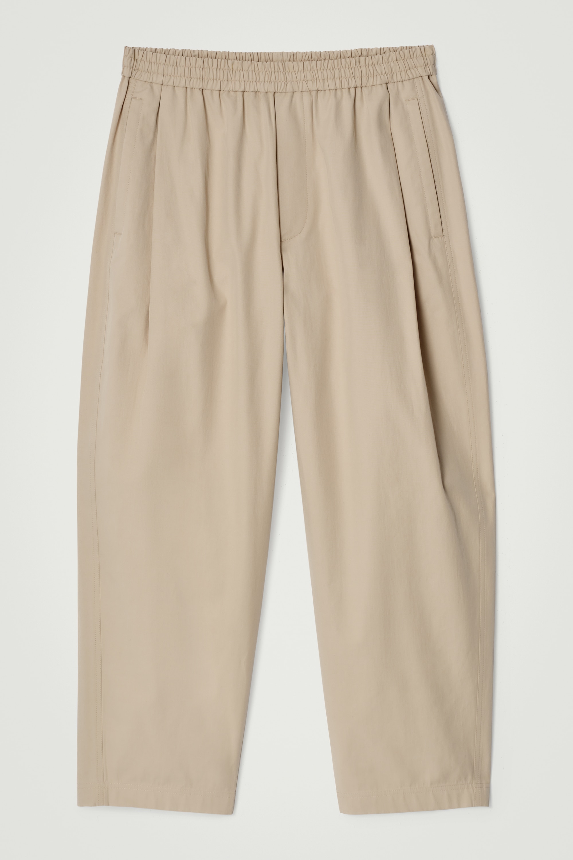 PANTALONI CROPPED ELASTICIZZATI A GAMBA LARGA - TALPA