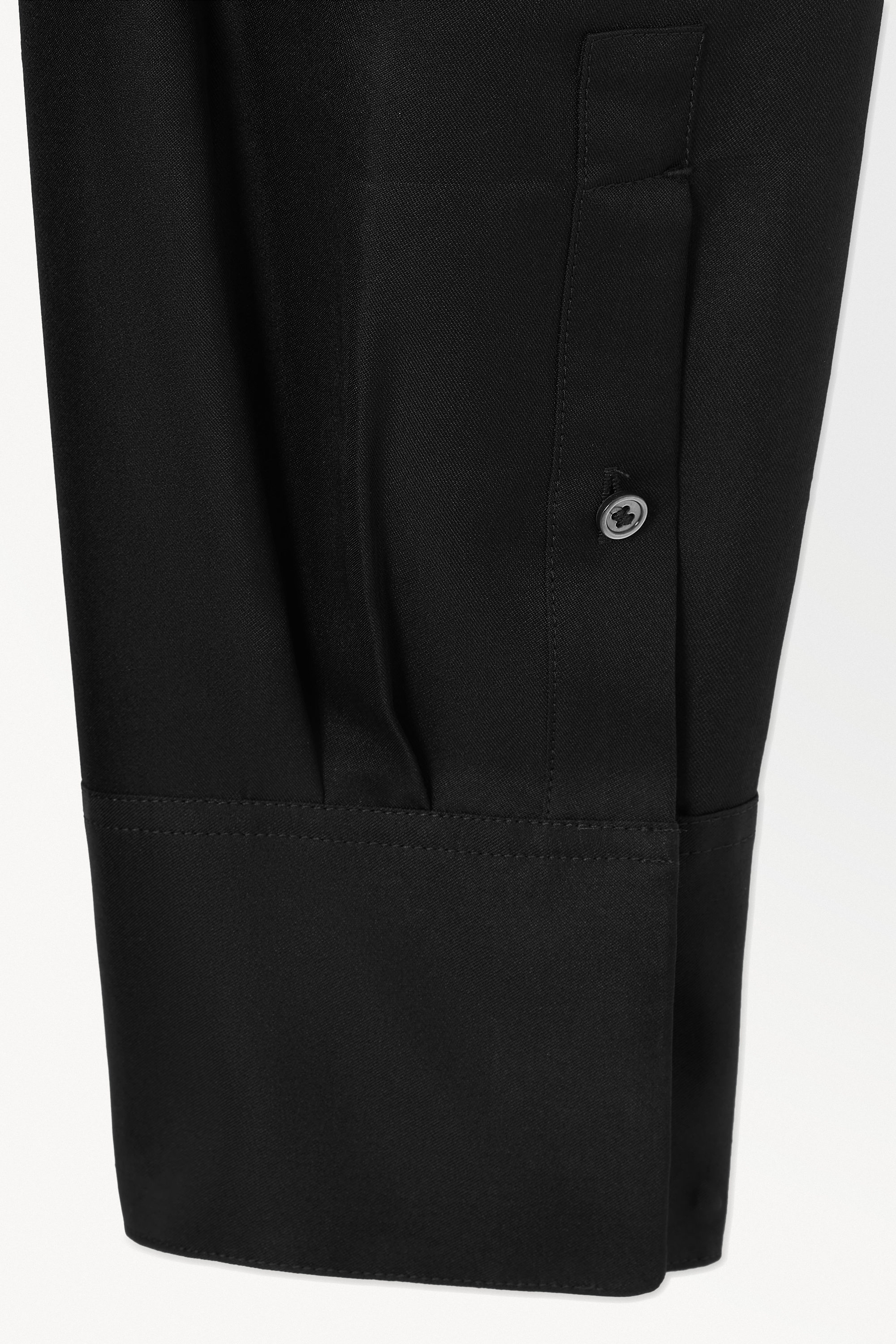 THE SILK DRESS SHIRT - BLACK | COS