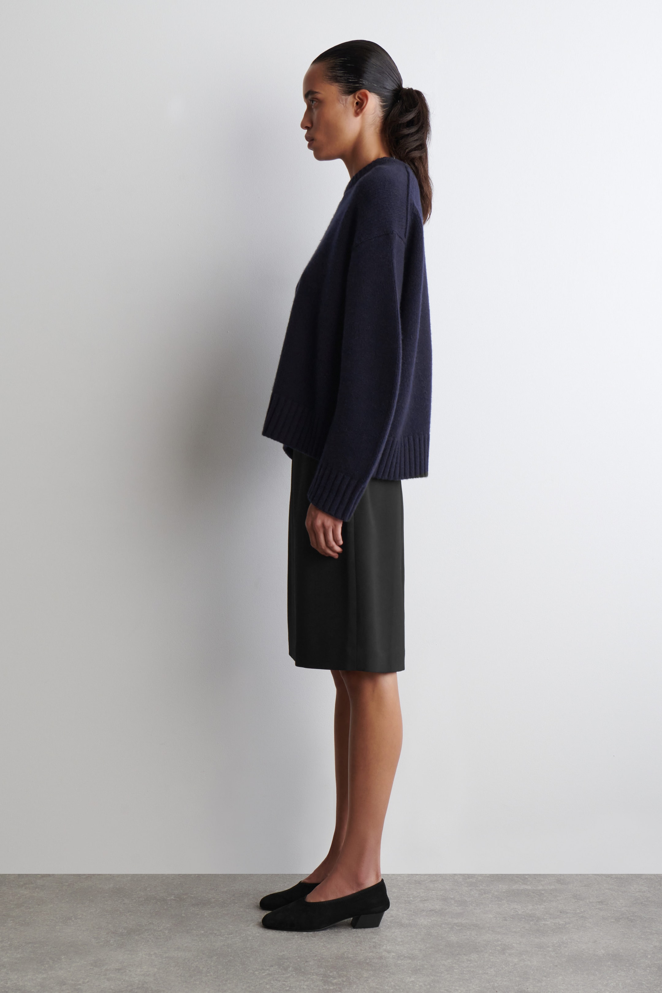 CHUNKY CASHMERE SWEATER