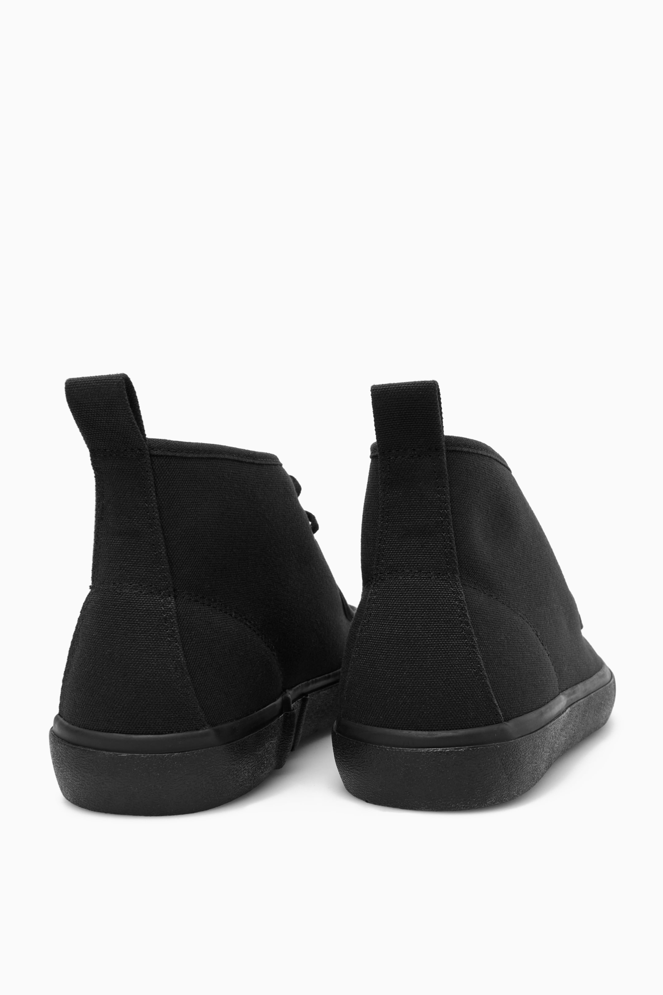 Grösseres Bild ansehen: CHUKKA-SCHUHE AUS CANVAS - SCHWARZ - HERREN | H&M CH 3
