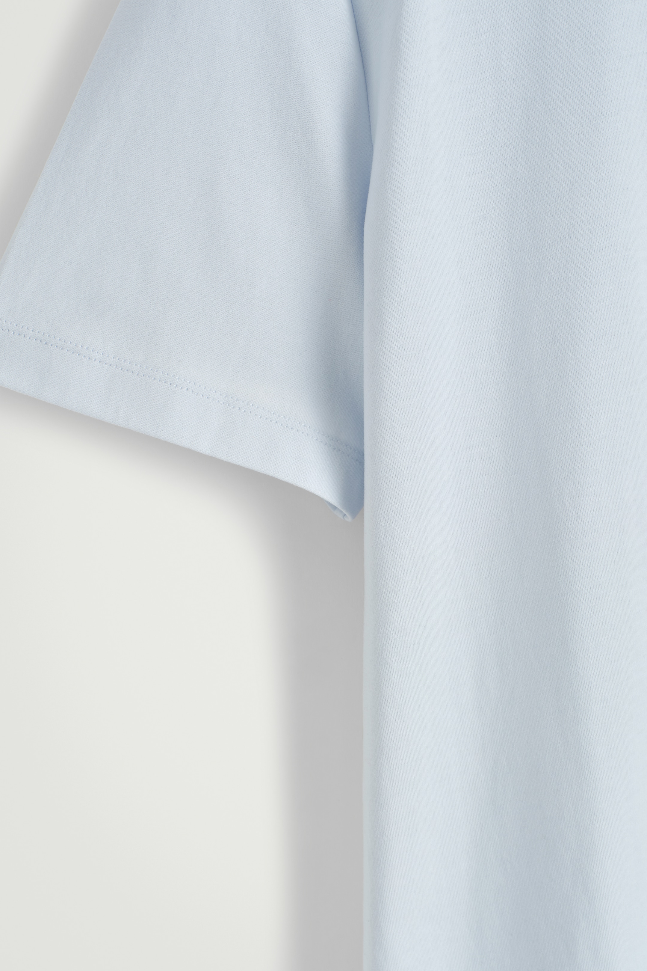 Grotere afbeelding bekijken: REGULIER T-SHIRT VAN GEBORSTELD KATOEN - LICHTBLAUW - HEREN | H&M BE 7