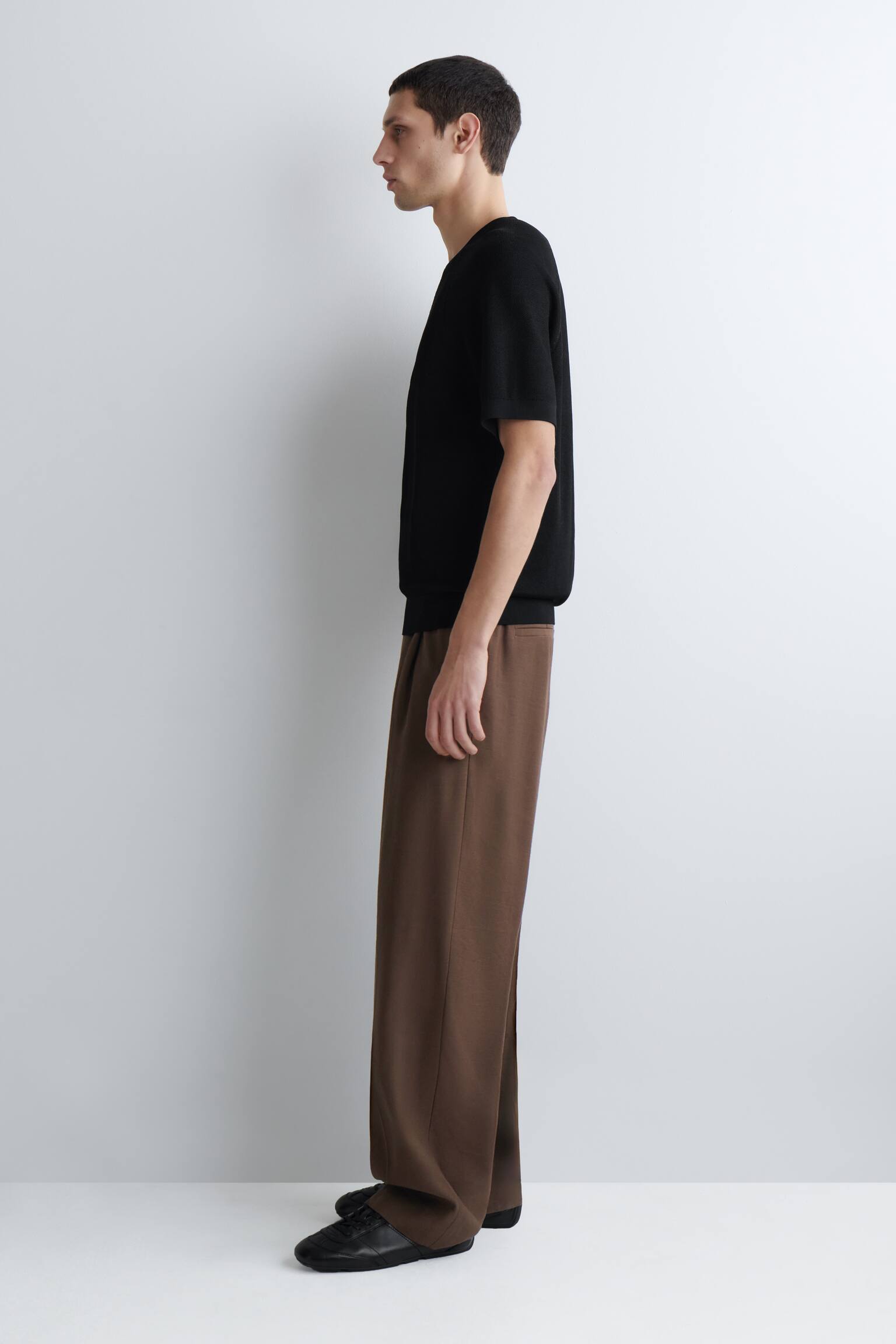 ΠΛΕΚΤΟ ΜΠΛΟΥΖΑΚΙ ΔΙΠΛΗΣ ΟΨΗΣ - ΜΑΥΡΟ - 6