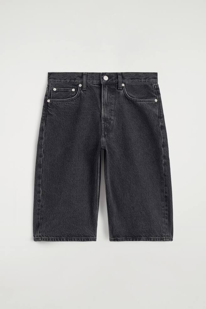 CHORD JEANSSHORTS MIT GERADEM BEIN - SCHWARZ - 1