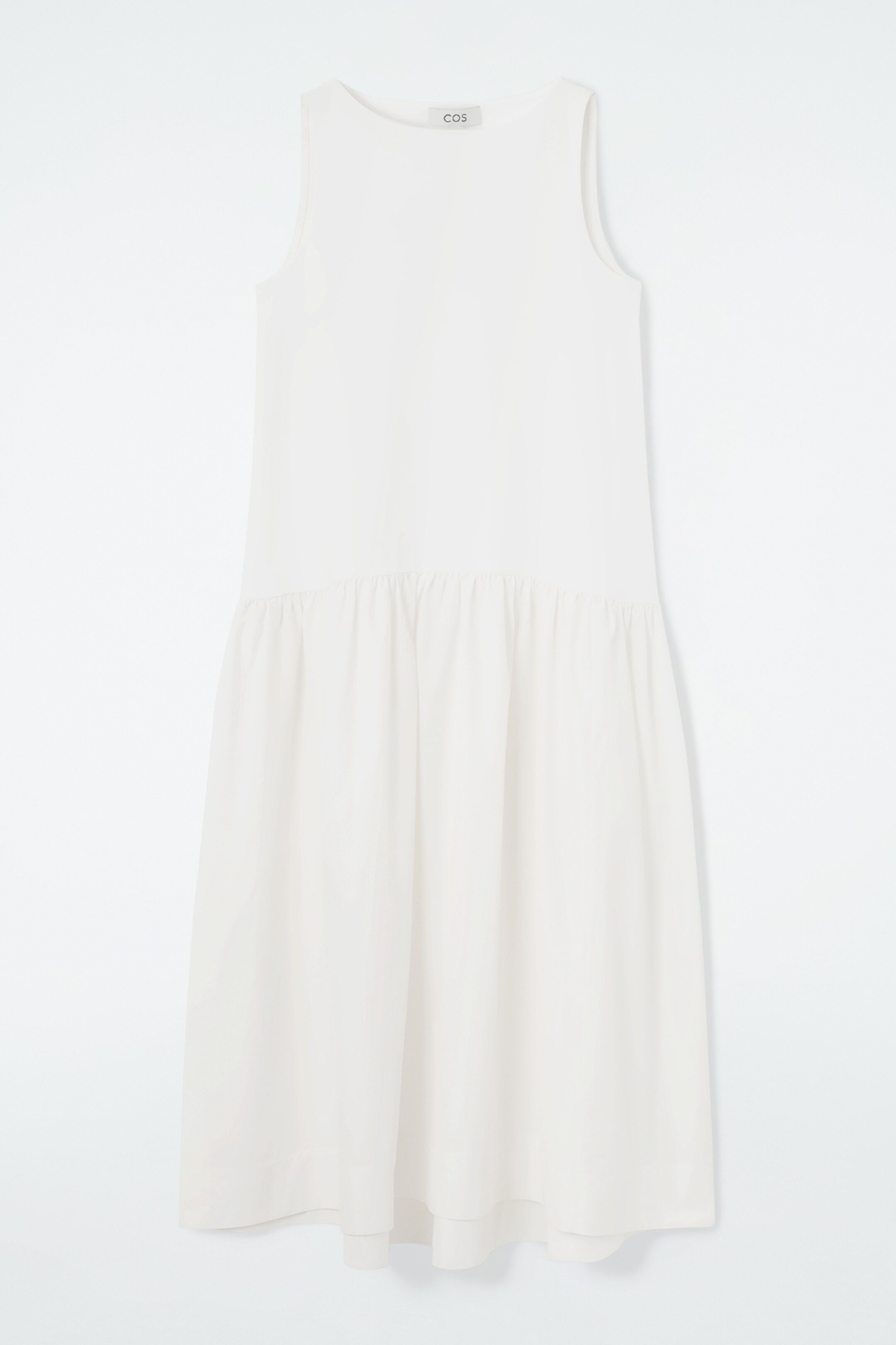 Agrandir l'image: ROBE MIDI VOLUMINEUSE SANS MANCHES - BLANC - FEMME | H&M CH 1