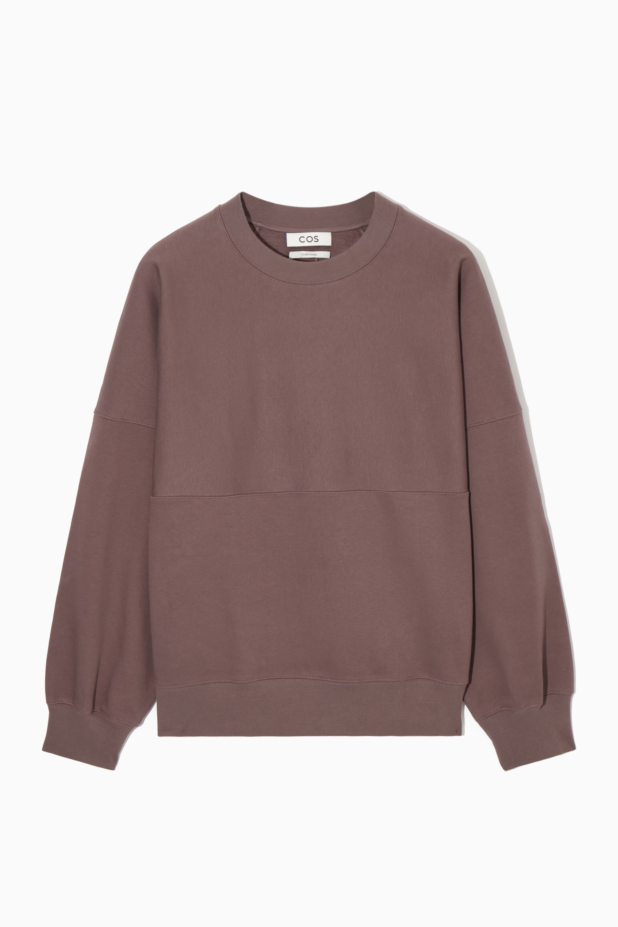 Vis større bilde: OVERSIZED EXPOSED-SEAM SWEATSHIRT - MAUVE - HERRE | H&M NO 1