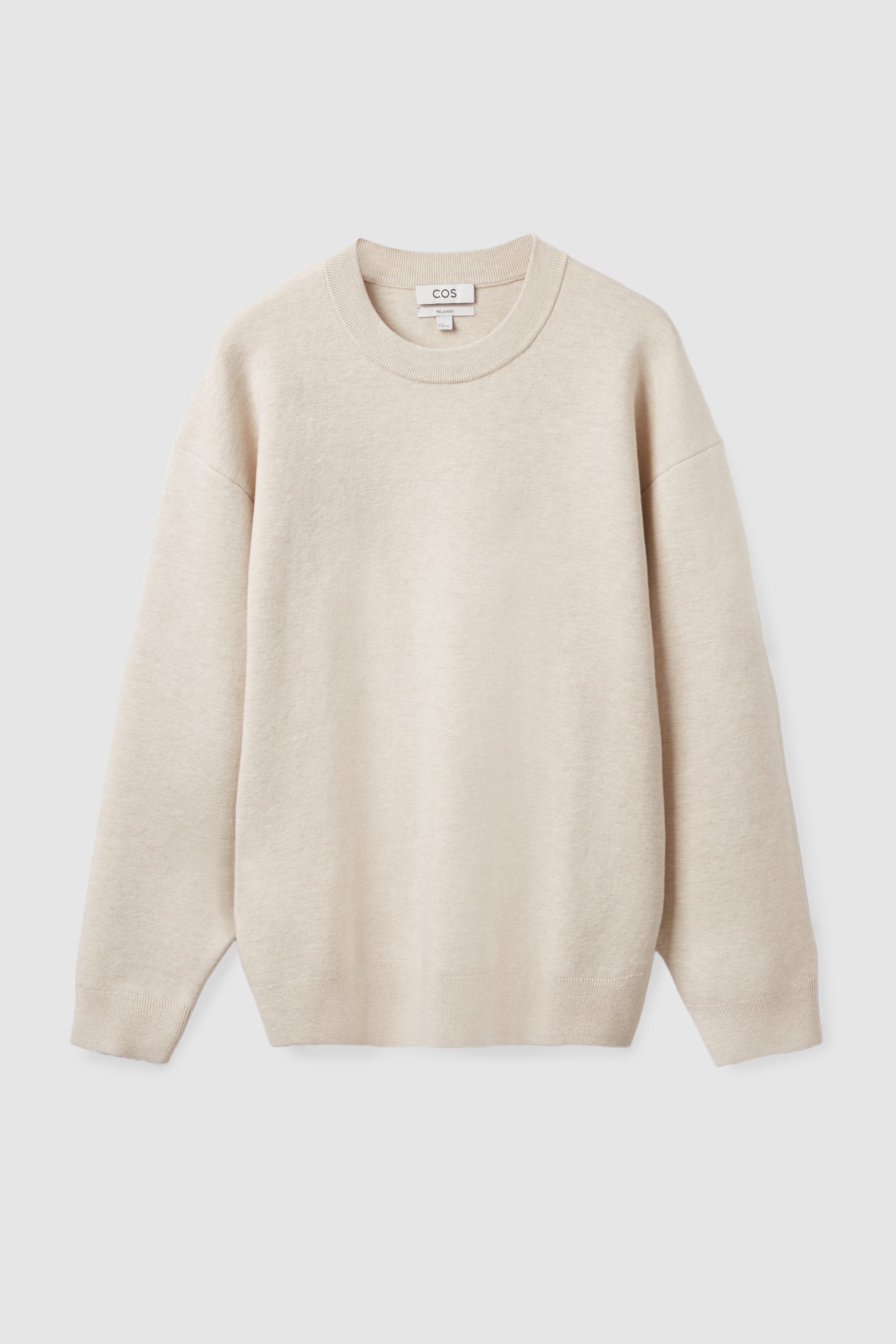 トップス OFF-WHITE / Business Knitwear 18aw XL Man WHITE Cashmere Blend Round-neck Jumper