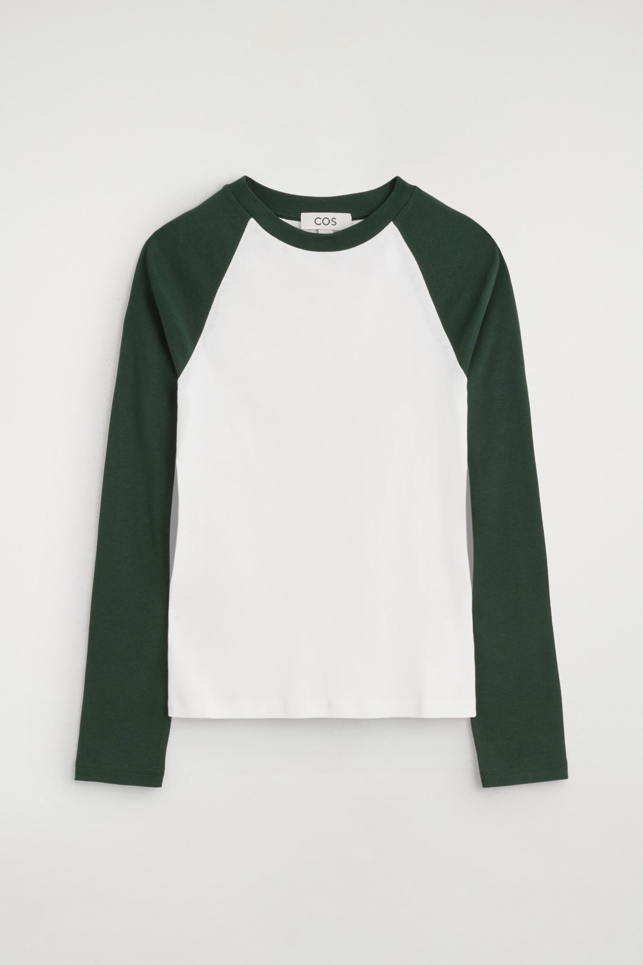 LONG-SLEEVED COTTON RAGLAN T-SHIRT
