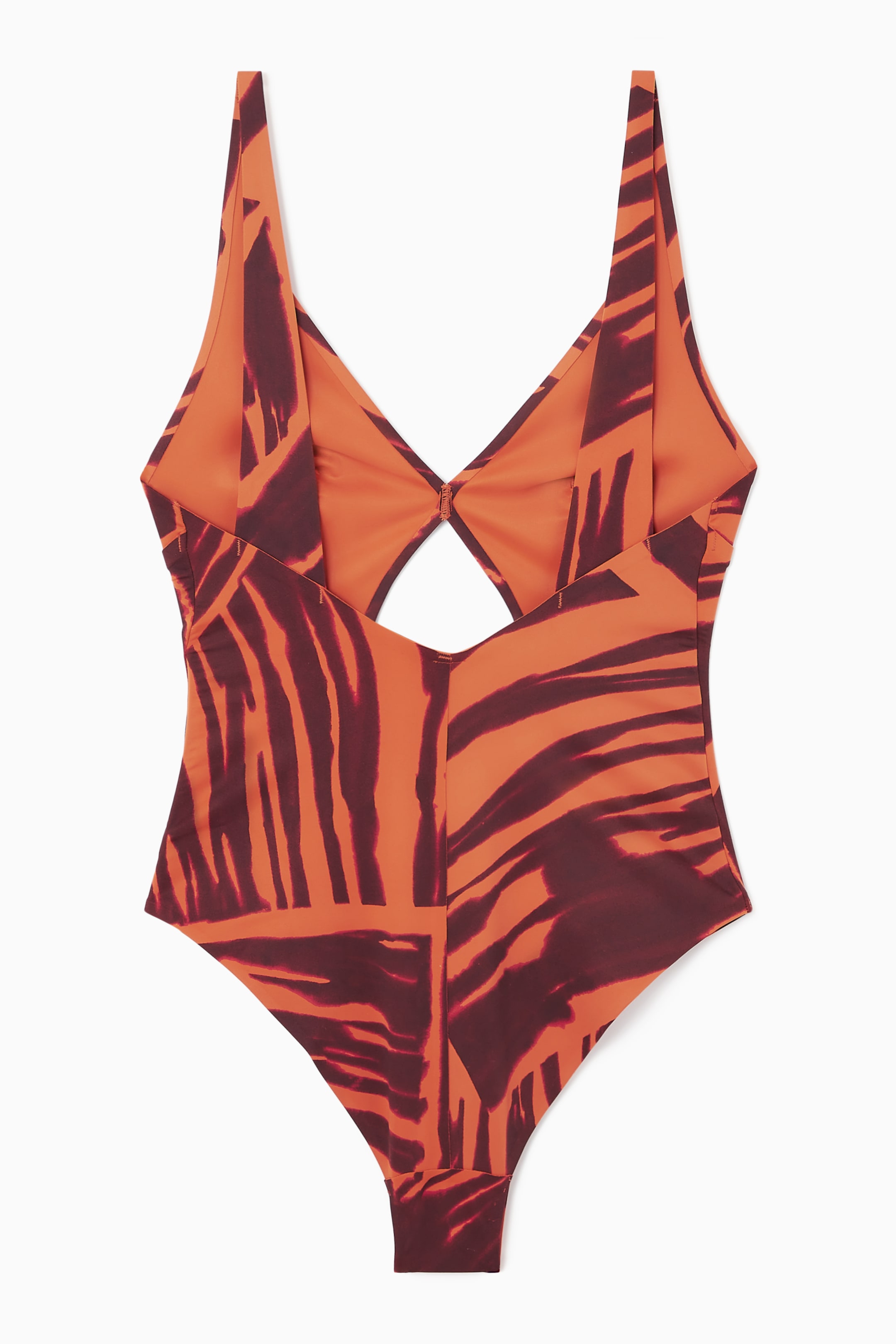 Grösseres Bild ansehen: BADEANZUG AUS SCUBA MIT CUT-OUT - BRAUN/ORANGE/PINK - DAMEN | H&M CH 2