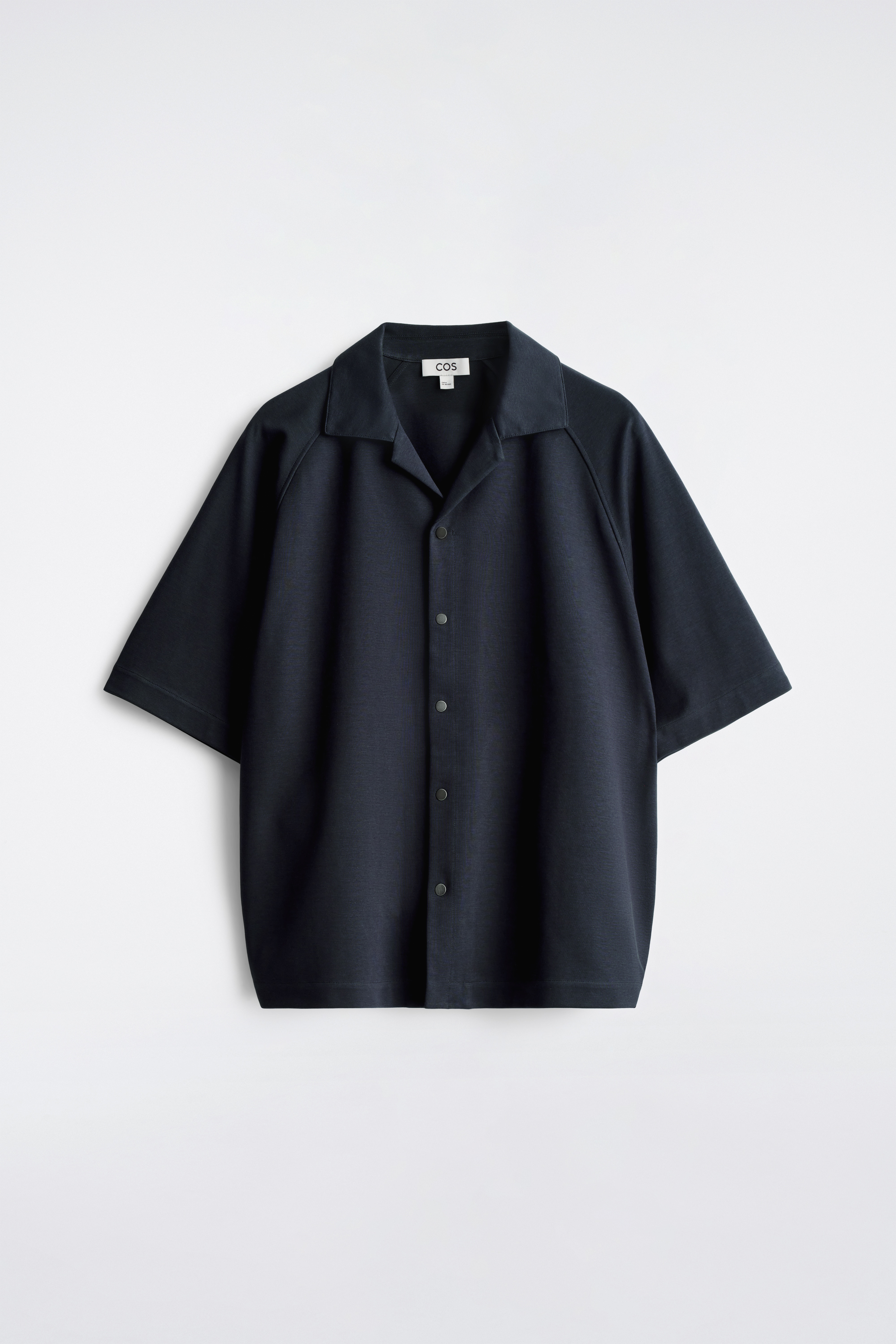PANELLED UTILITY SHIRT - כחול כהה