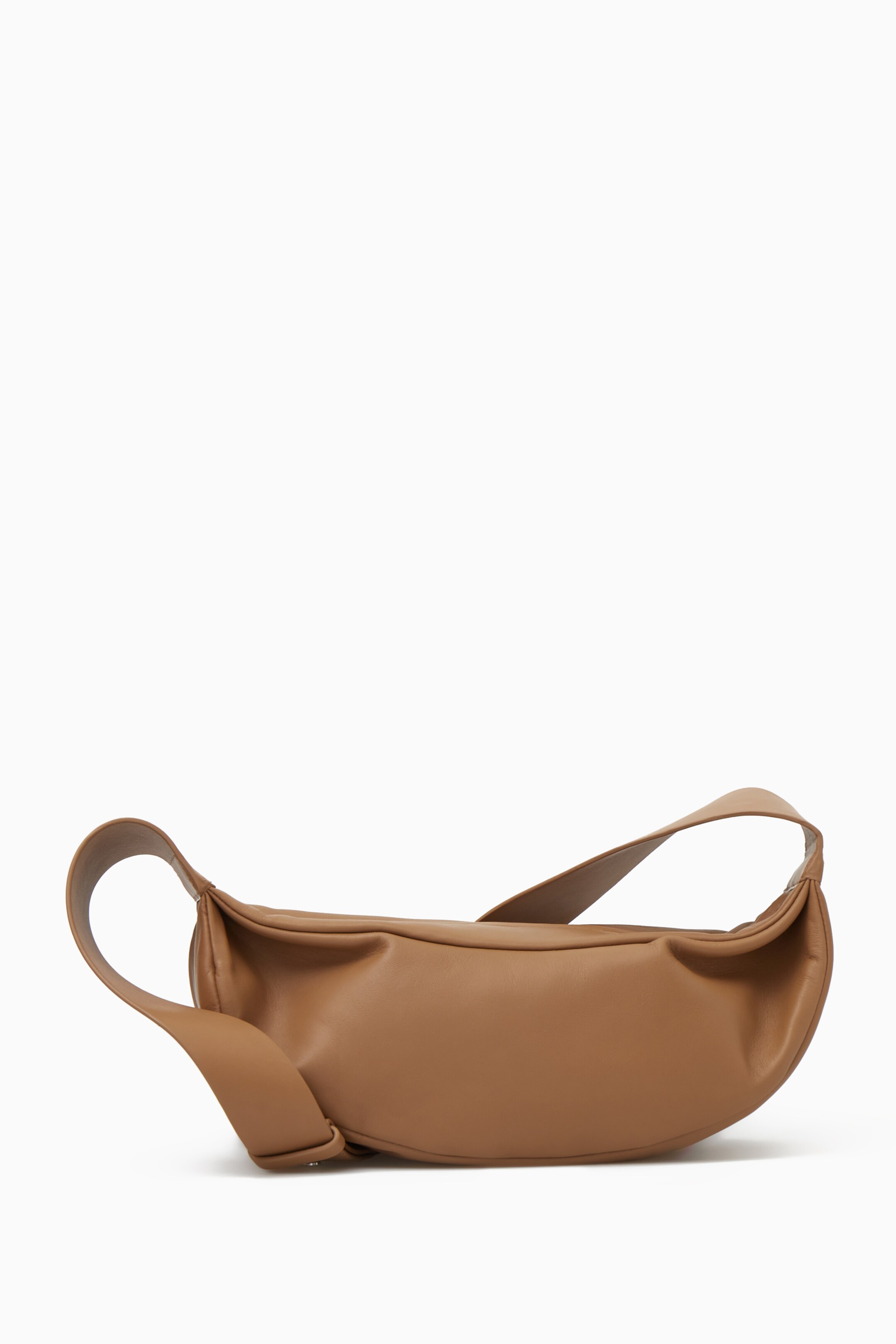 Grotere afbeelding bekijken: SWING CROSSBODY TAS - LEER - BEIGE - DAMES | H&M BE 1