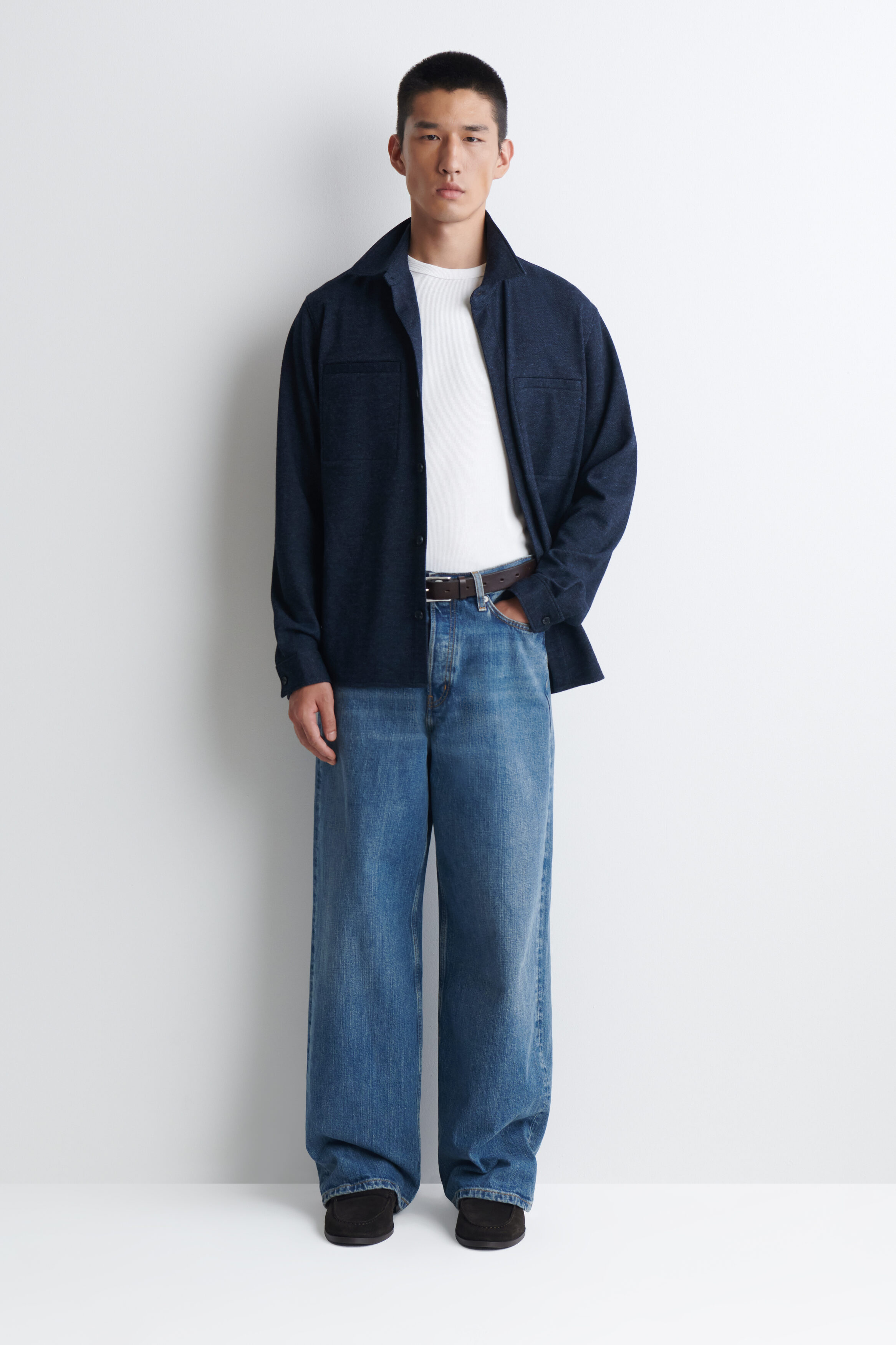RELAXED JERSEY OVERSHIRT - thumbnail 2