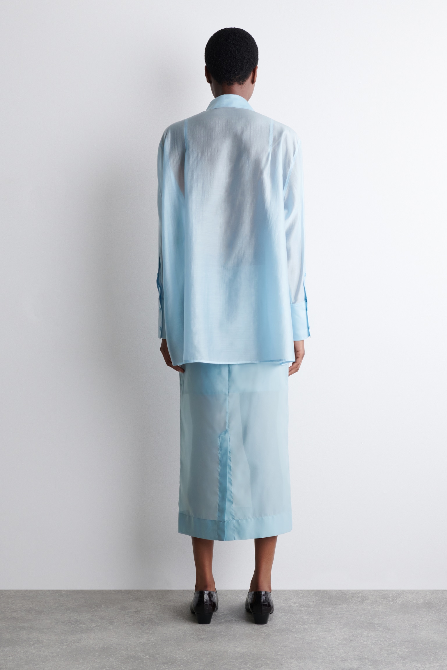 TRANSPARENTES HEMD - Blau - 4