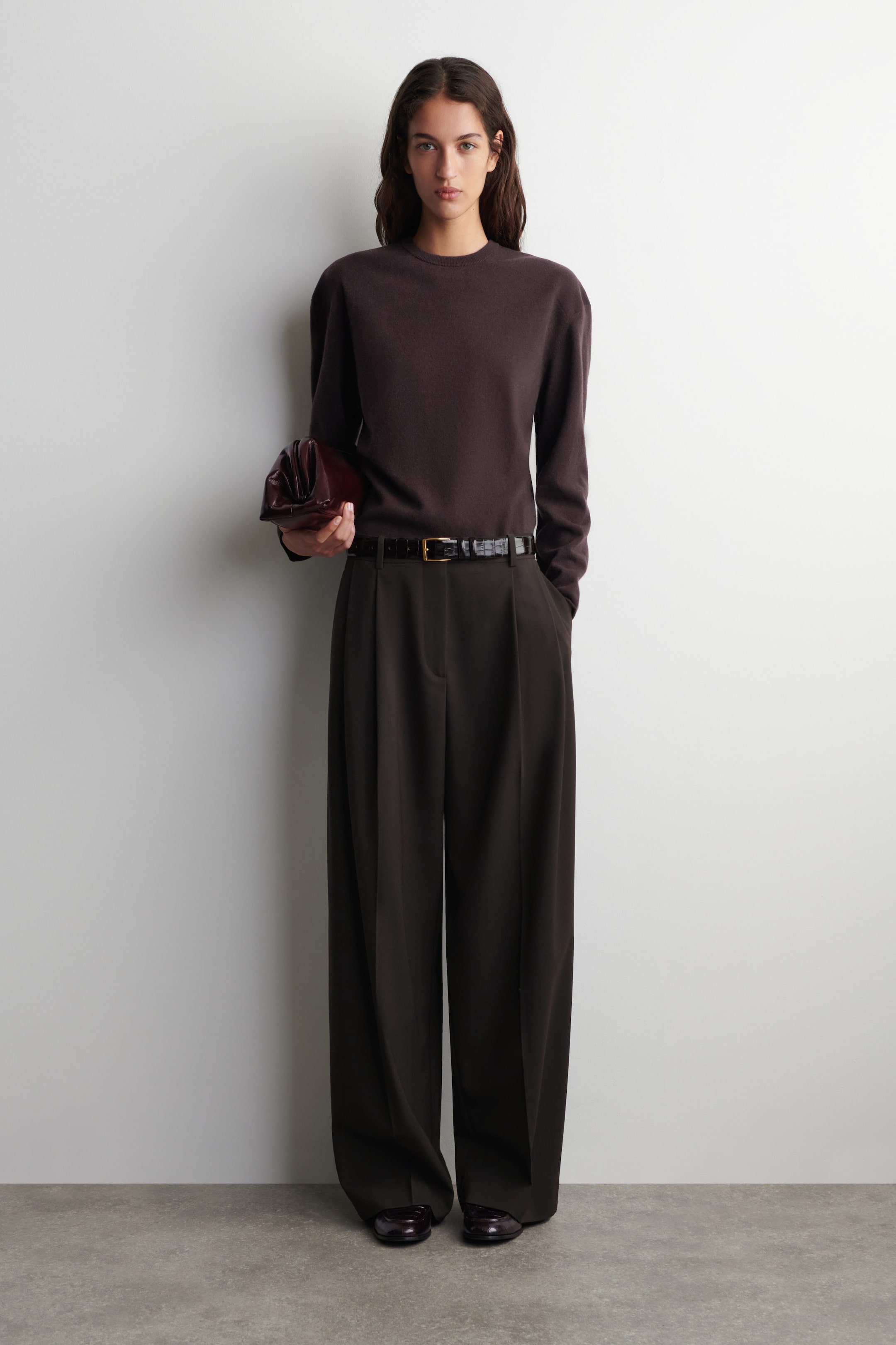 MERINO WOOL CREW-NECK SWEATER