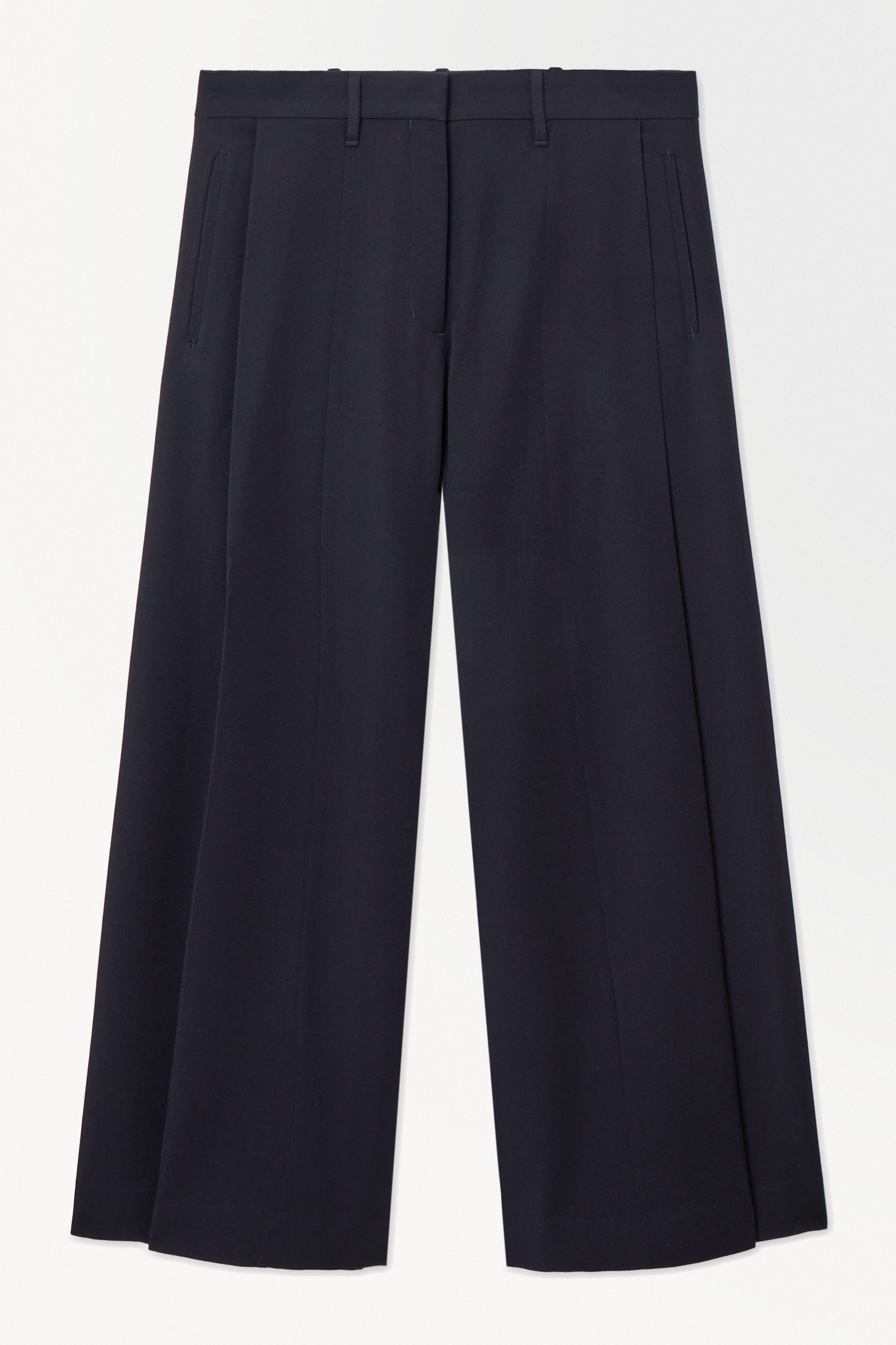 THE WIDE-LEG WOOL TROUSERS