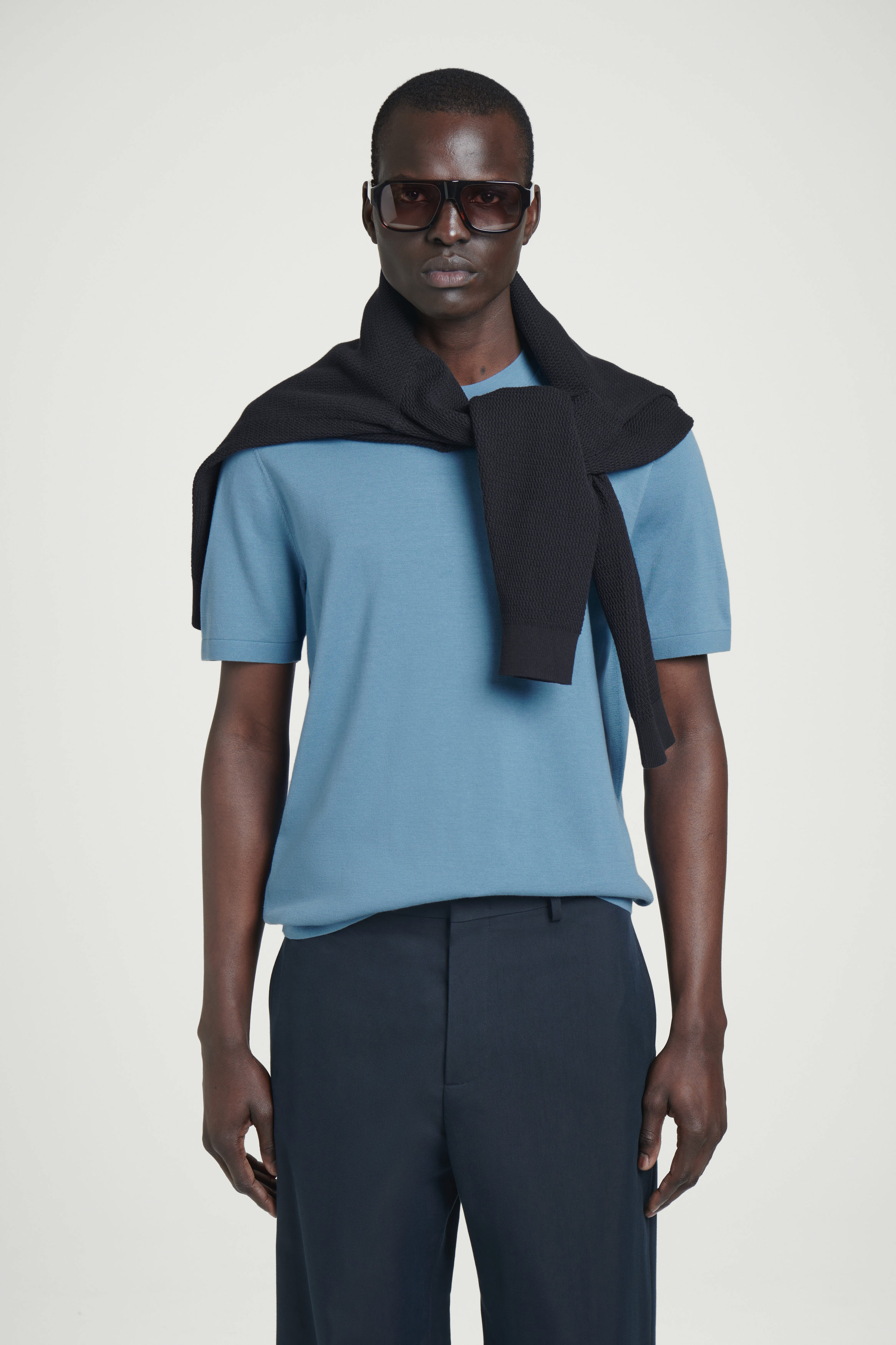 Tシャツ・カットソー ROBERTO COLLINA Knitted T-shirt Blue Roberto Collina T-Shirts for Men - Shop Now on FARFETCH
