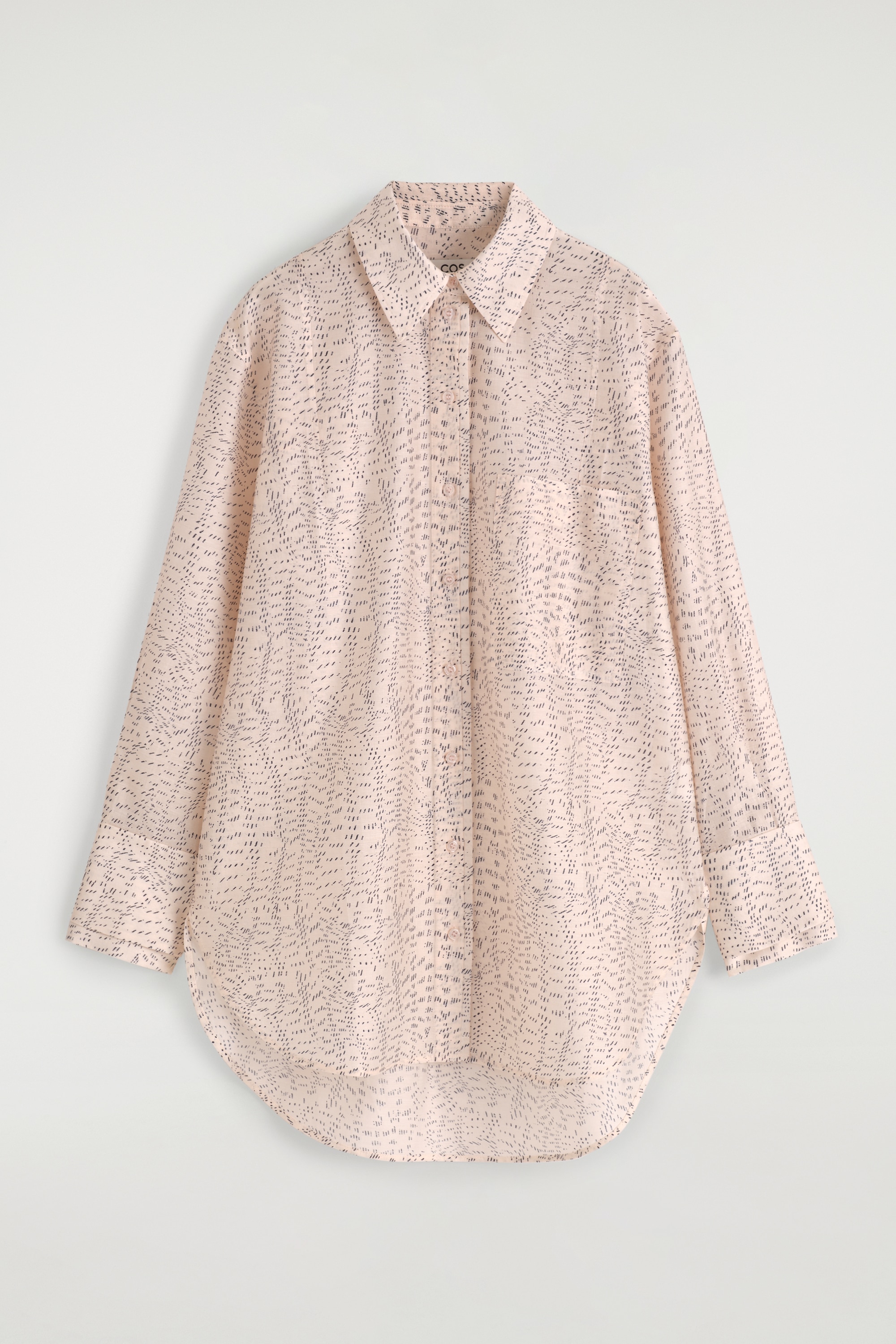 CAMICIA FLUIDA CON STAMPA - ROSA CHIARO / STAMPA/CHAMPAGNE / STAMPA