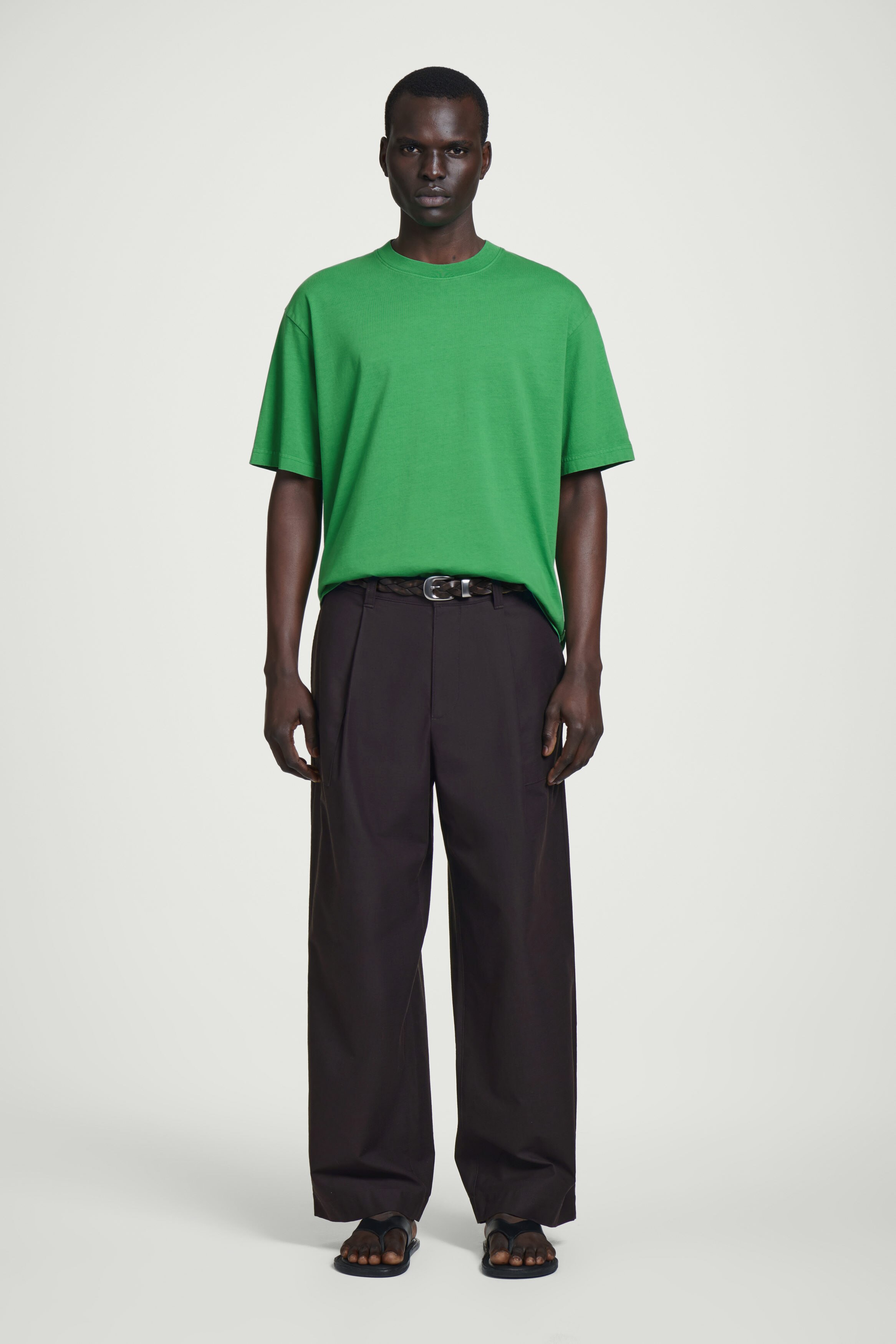 Tシャツ・カットソー ENGINEERED GARMENTS Men T Shirts 23S1H010 GREEN New Balance cotton t-shirt Athletics Premium Logo men's