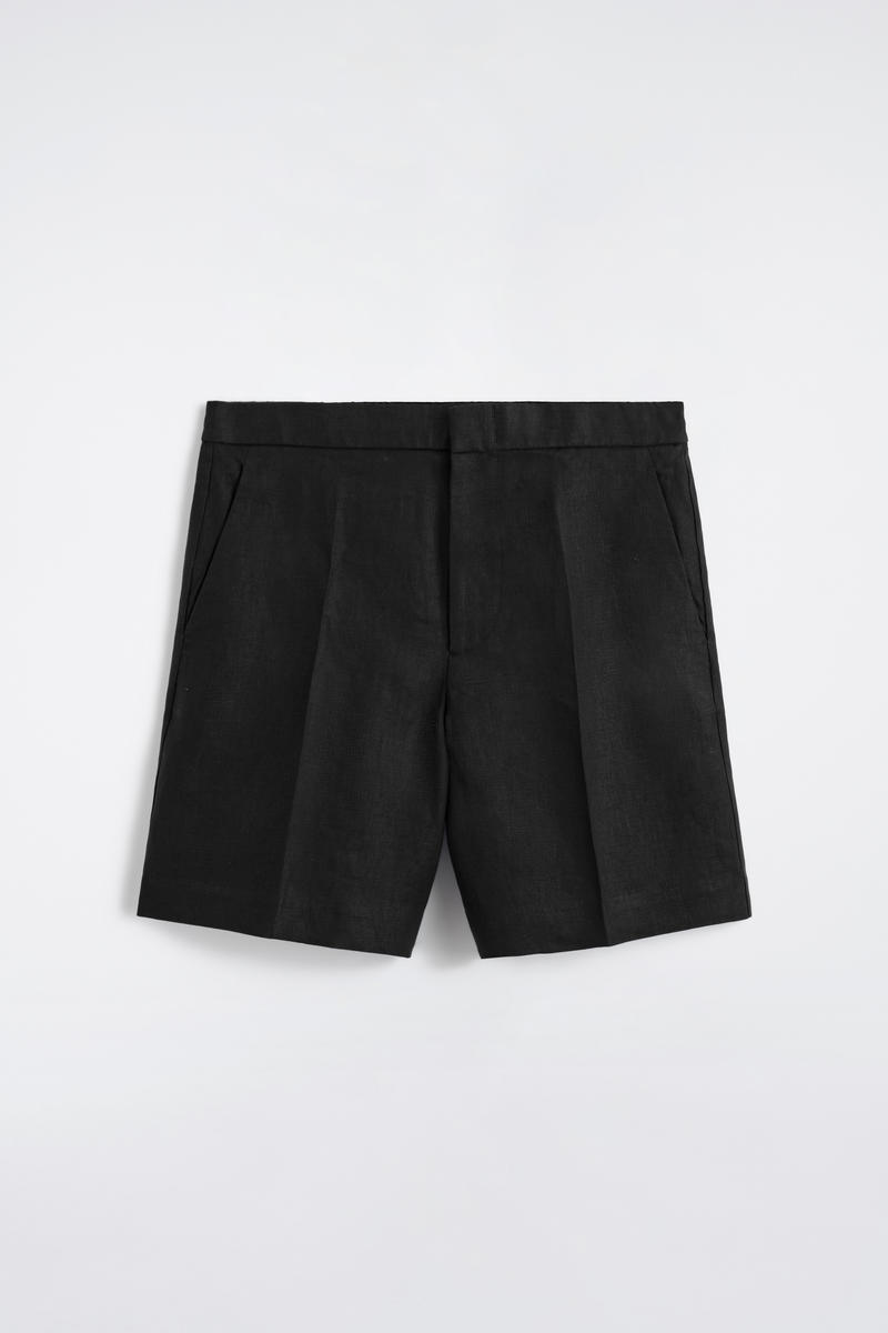 COS Tailored Linen Shorts Black Men's Size 54