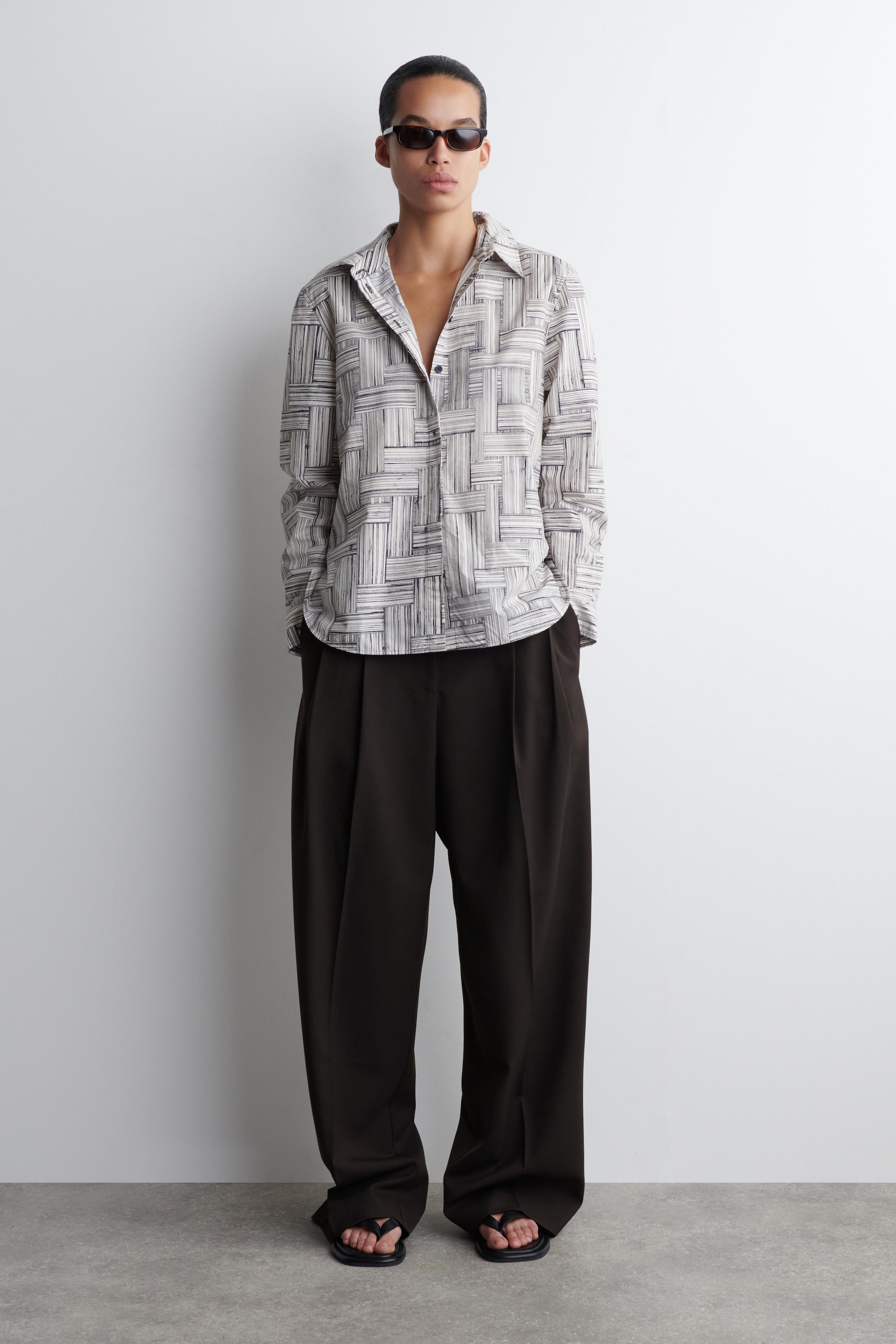 PRINTED COTTON SHIRT