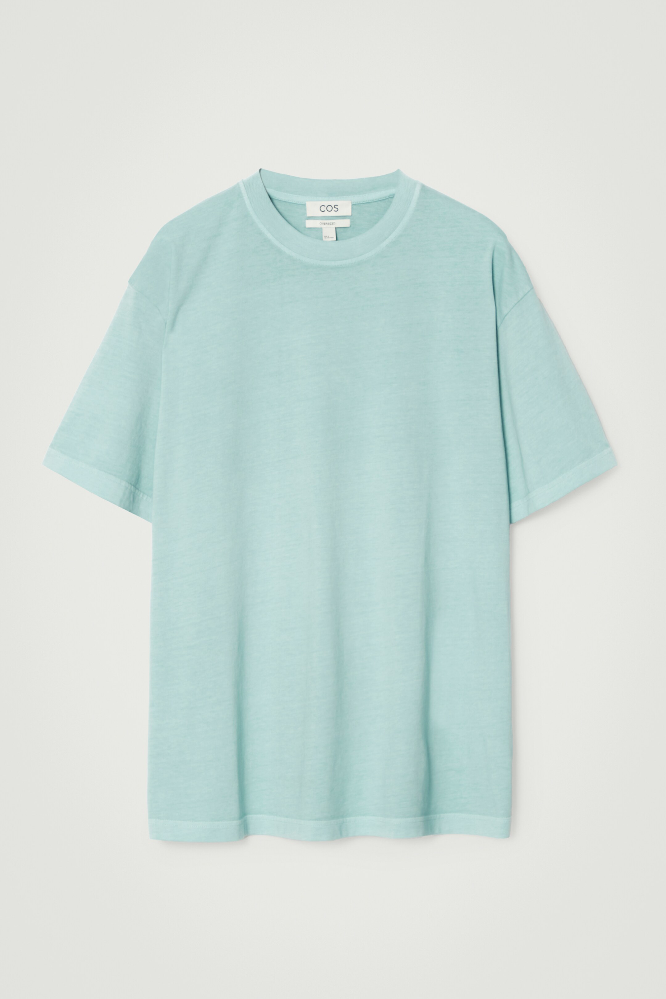 Grotere afbeelding bekijken: OVERSIZED KATOEN T-SHIRT - MINT BLUE - HEREN | H&M BE 1