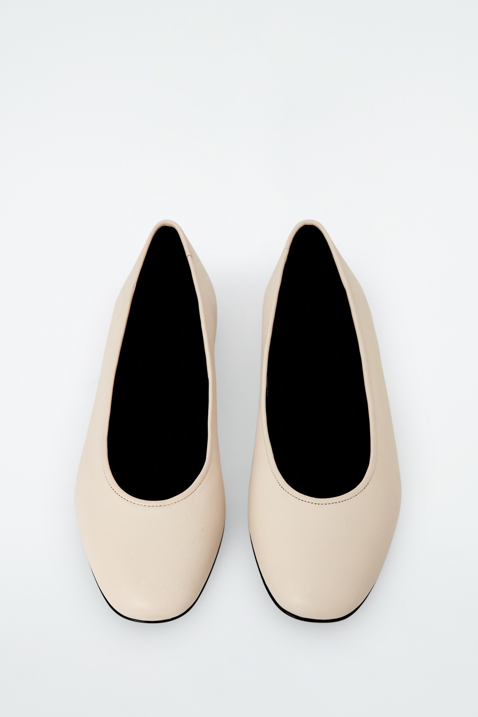 BAILARINAS DE PIEL - CRUDO/NEGRO - 6