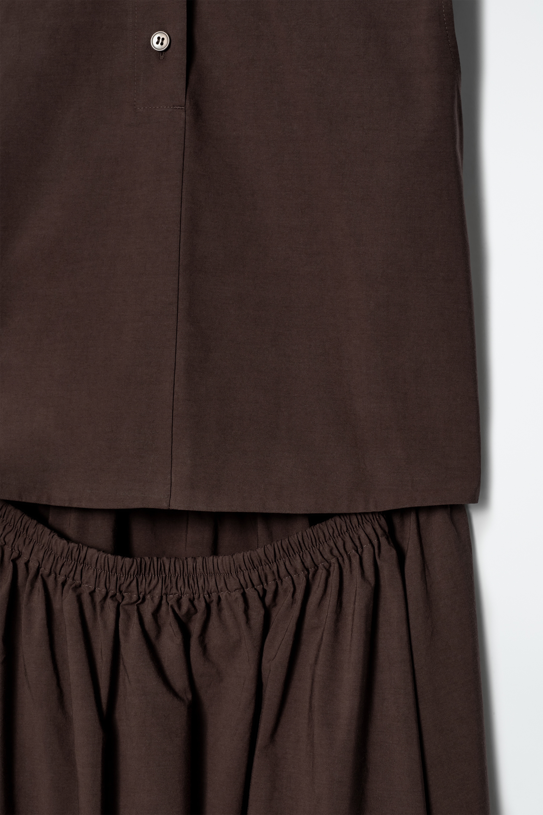 Visualizza immagine più grande: ABITO MAXI IN COTONE CON CUT-OUT SULLA SCHIENA - MARRONE SCURO - DONNA | H&M IT 6