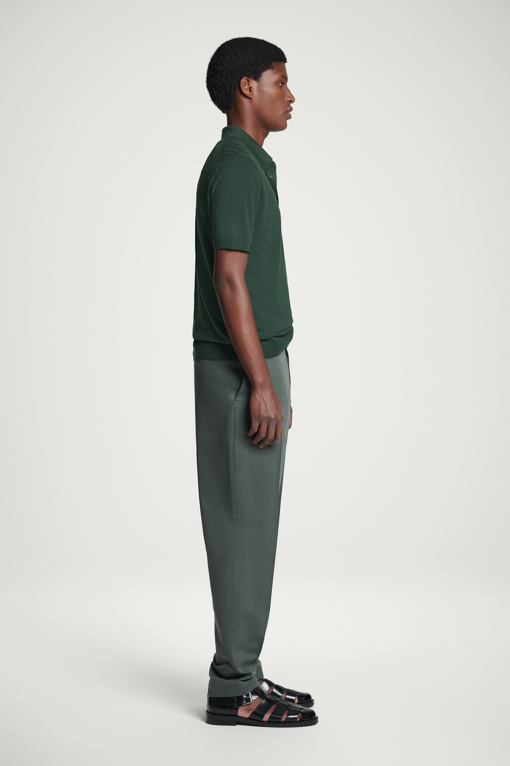 Ver imagen más grande: POLO DE SEDA AJUSTADO DE PUNTO - VERDE OSCURO - HOMBRE | H&M ES 2