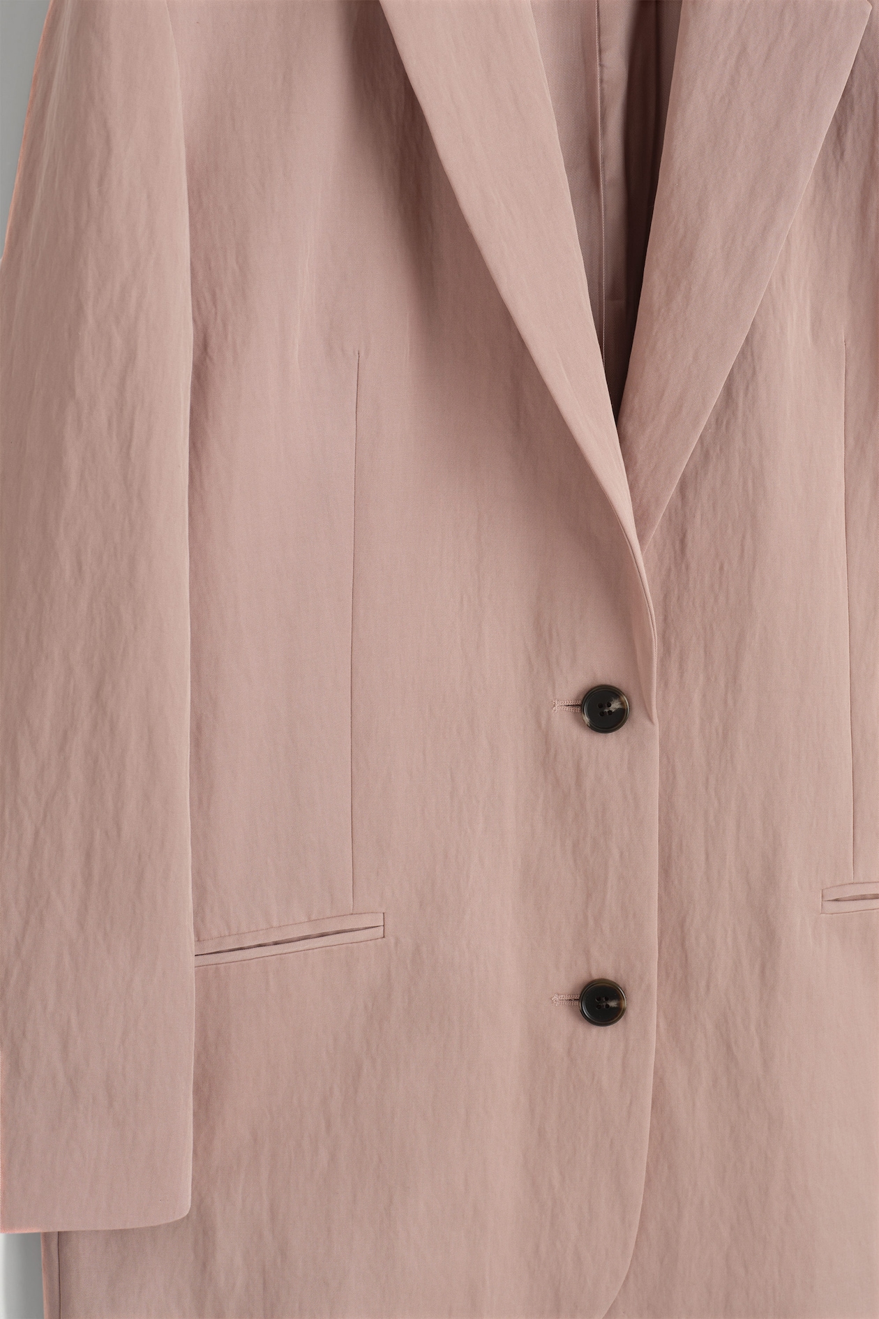 OVERSIZED FLUID BLAZER — LIGHT PINK