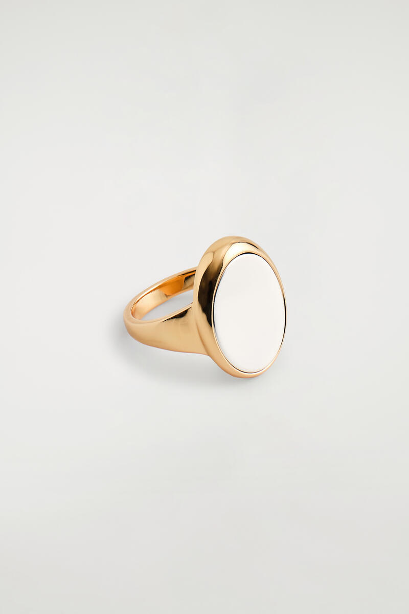 Two-Tone Signet Ring