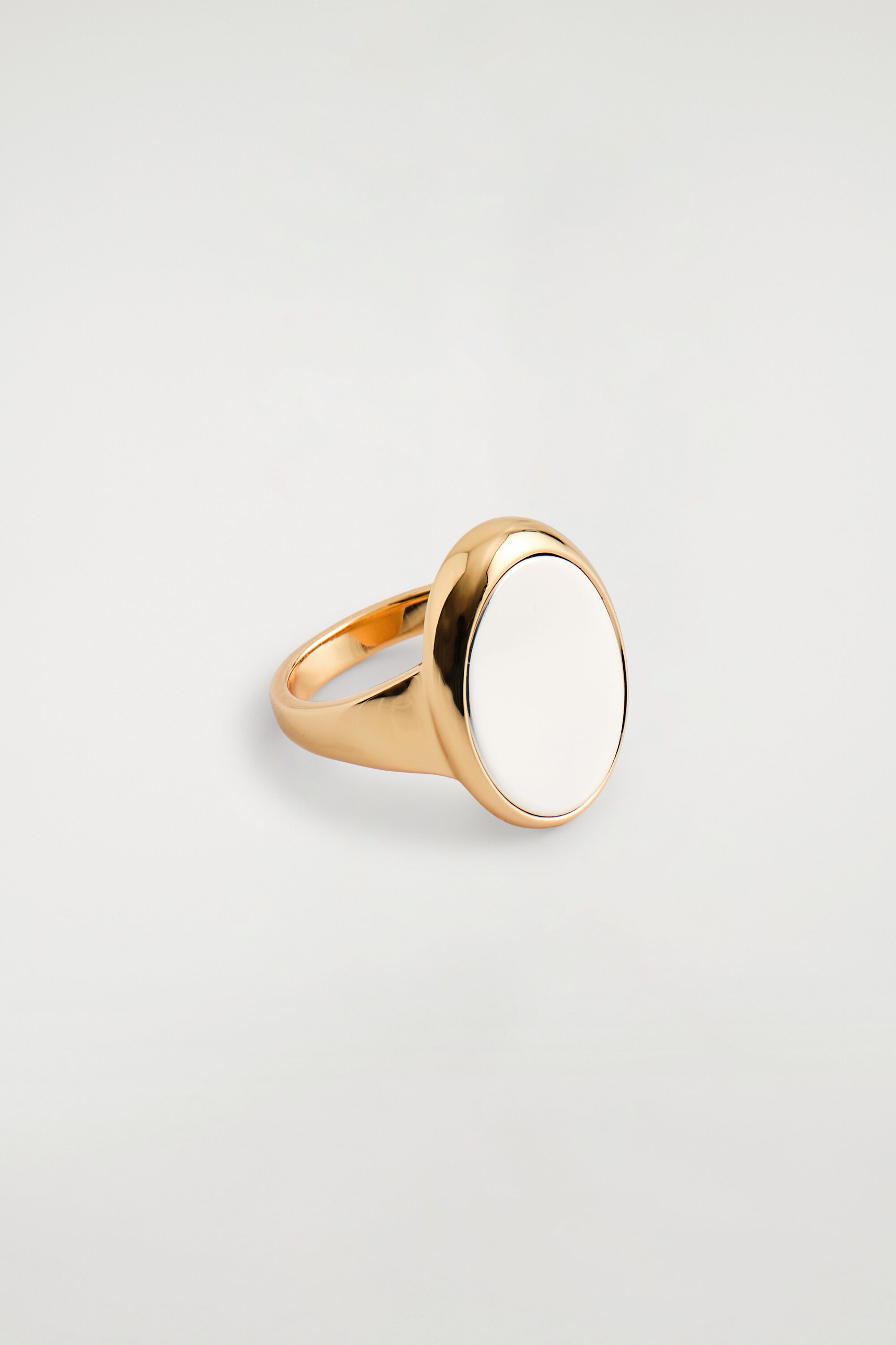Two-tone Signet Ring