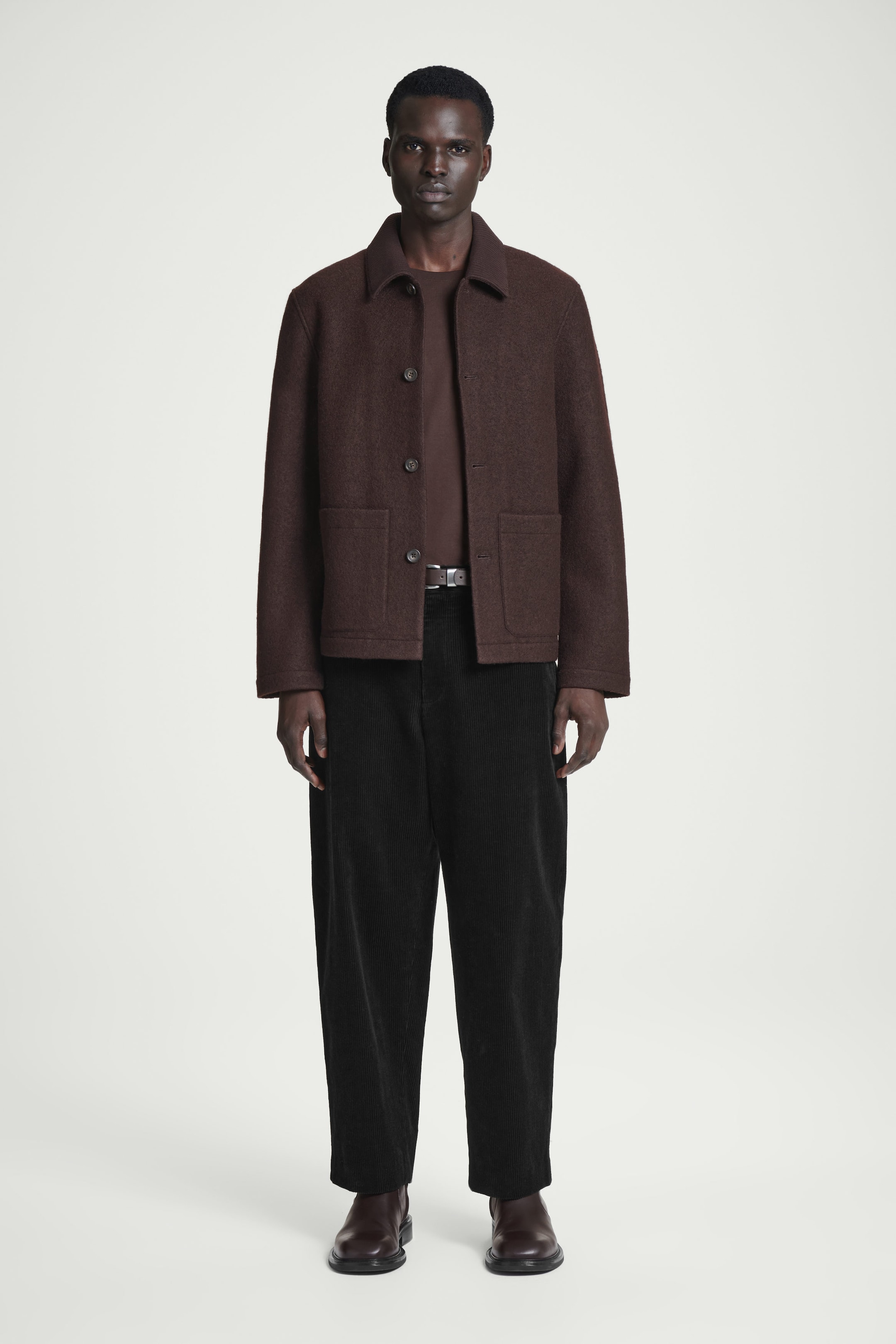 BOILED-WOOL CHORE JACKET