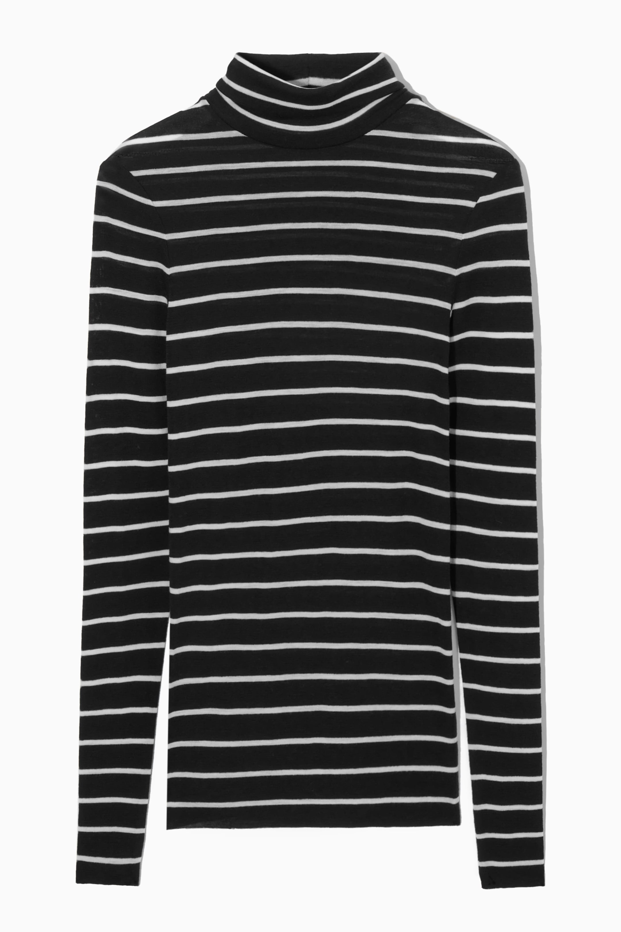 MERINO WOOL TURTLENECK TOP