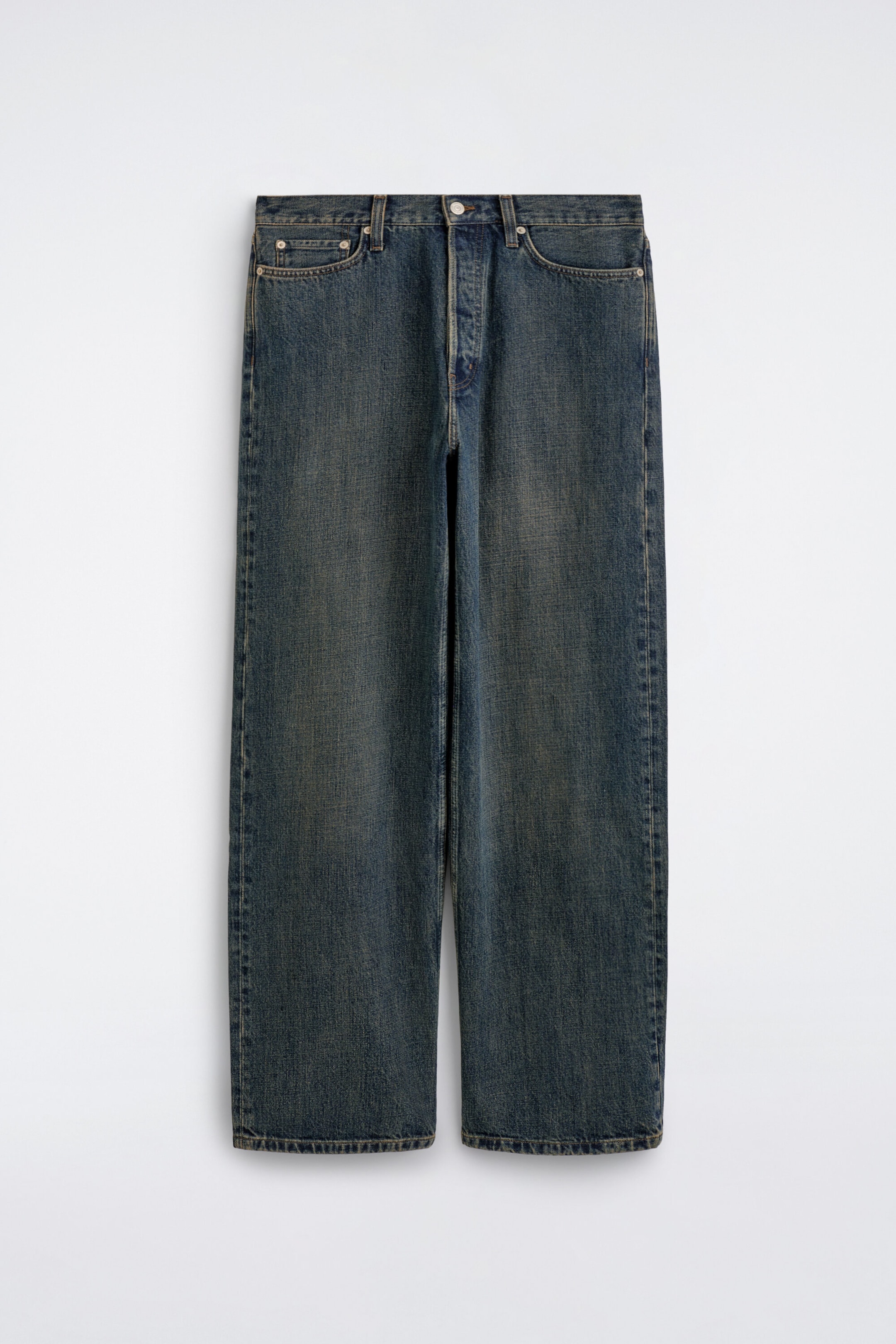 SIGNATURE REGULAR-FIT STRAIGHT-LEG JEANS