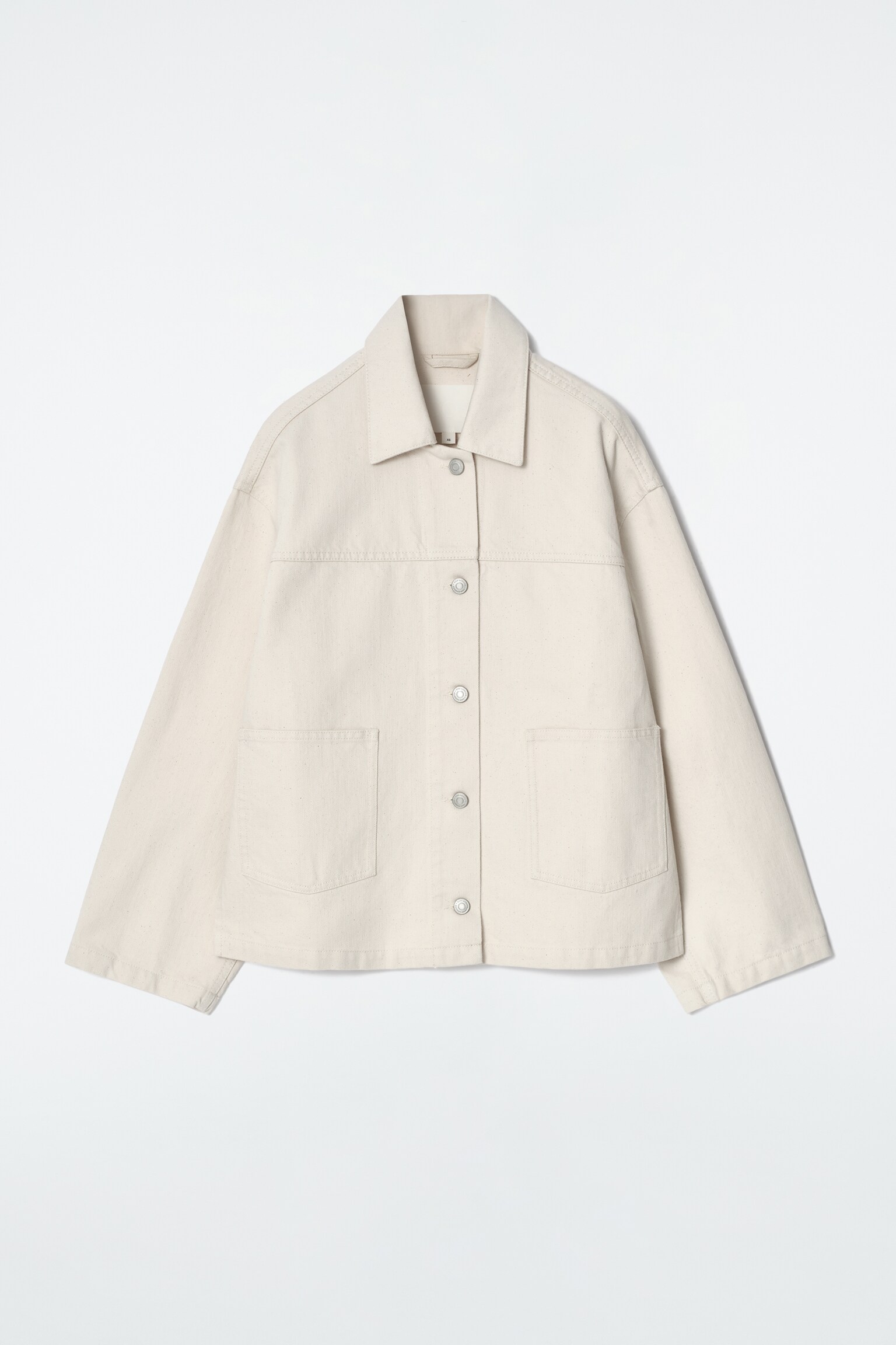CHAQUETA DENIM BOXY - CRUDO - 2
