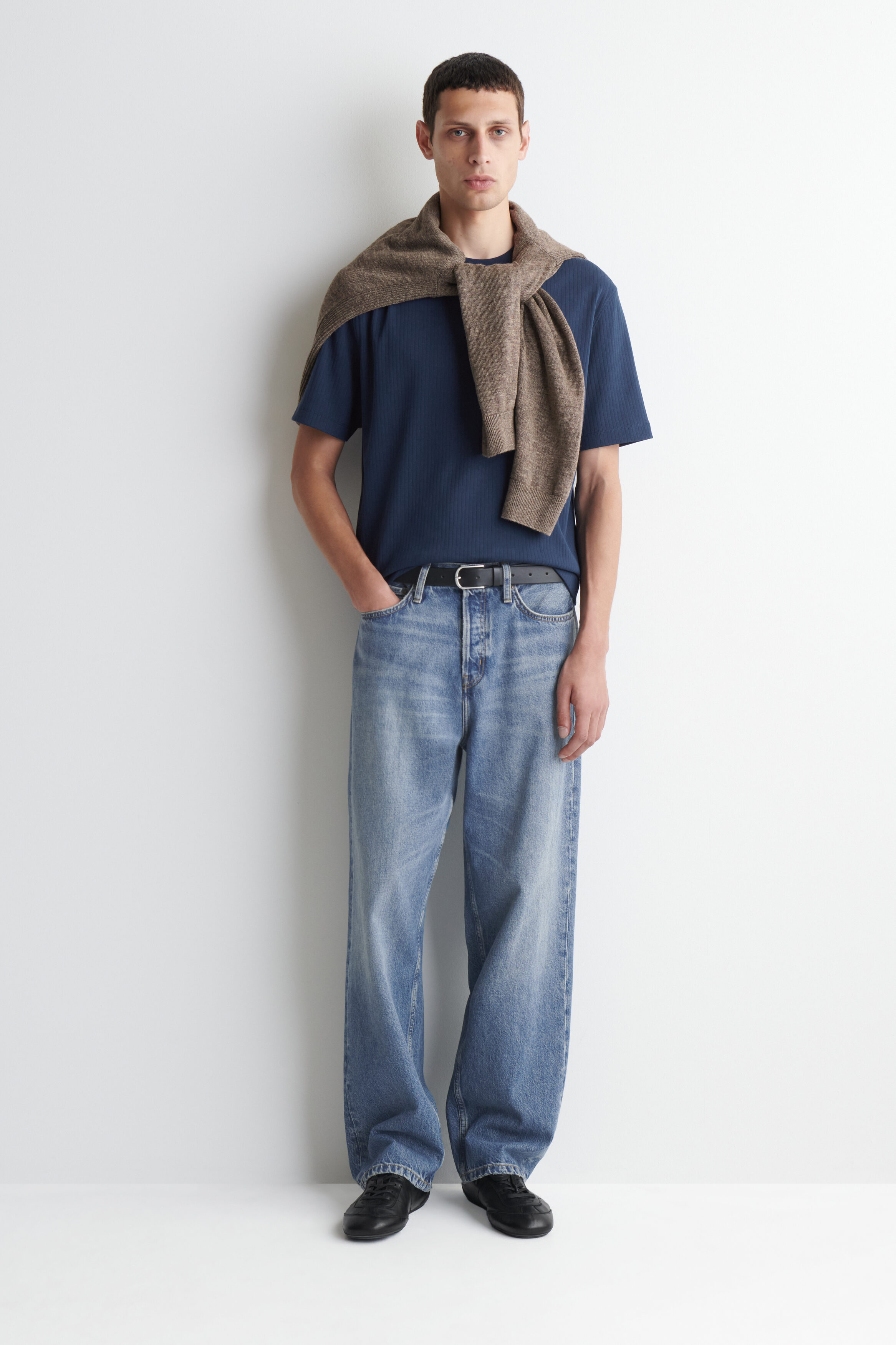 RIBBED JERSEY T-SHIRT - thumbnail 8