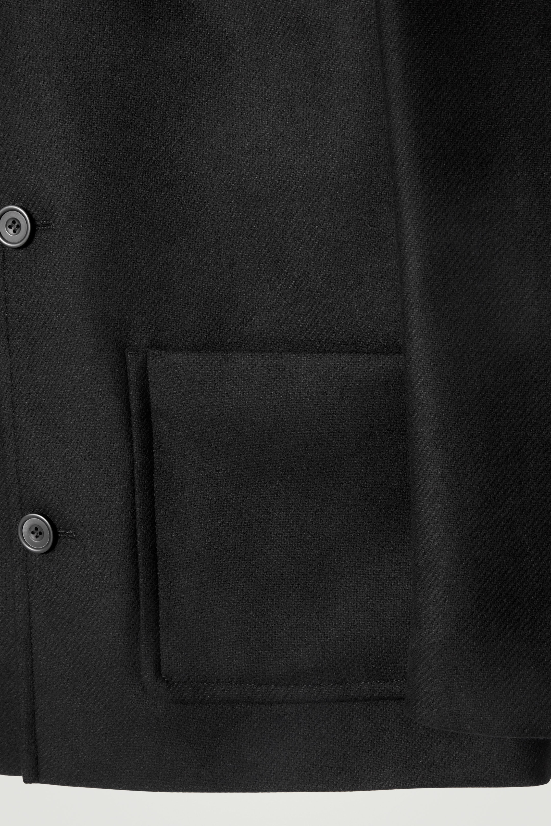 LEATHER-PANELLED DONKEY JACKET