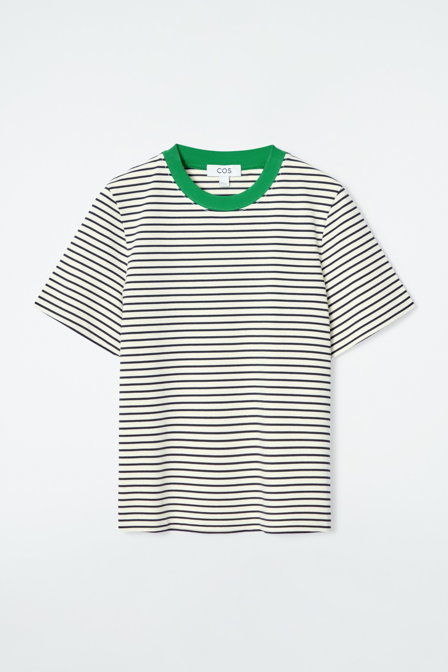 T-SHIRT REGULAR ÉLÉGANT - NOIR / VERT / RAYURES/BLANC/Noir/ORANGE / BLANC / RAYURES/BEIGE CLAIR/ROSE / MARINE/KAKI/GRIS CHINÉ/BLEU MARINE/BLANC / NOIR/GRIS ANTHRACITE CHINÉ/BLEU MARINE / BLANC / RAYURES/BLEU MARINE / RAYURES/BLEU COBALT/BLANC / BORDEAUX / RAYURES/BLANC / NOIR / RAYÉ/BLEU / RAYÉ/ROUGE/ROSE CLAIR/VERT / ÉCRU - 2
