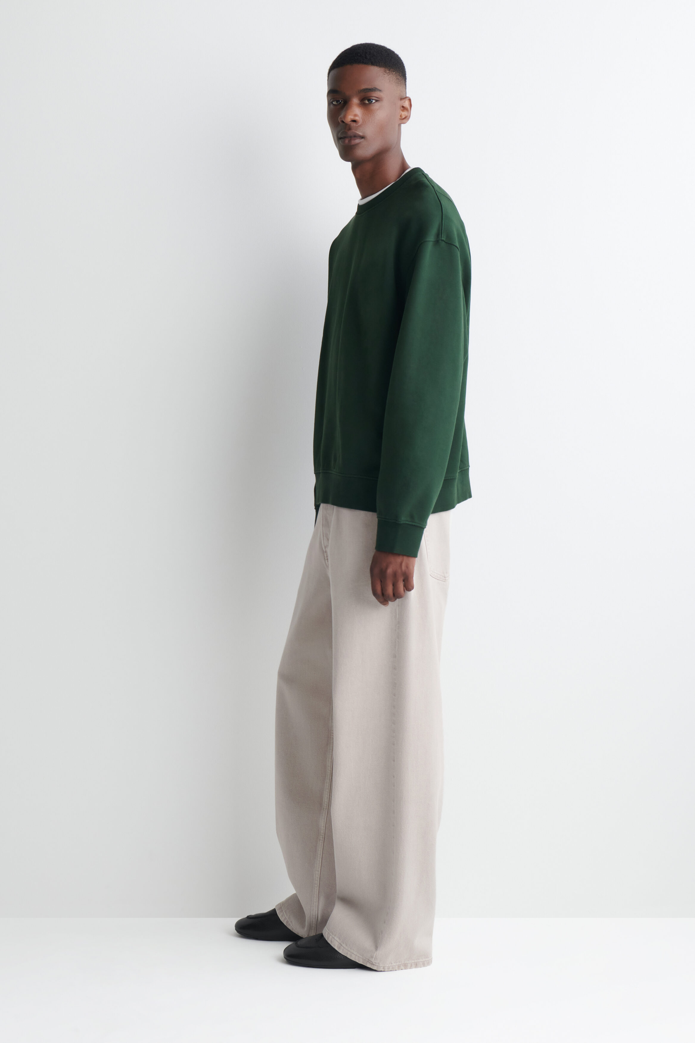 WASHED-COTTON SWEATSHIRT - thumbnail 3
