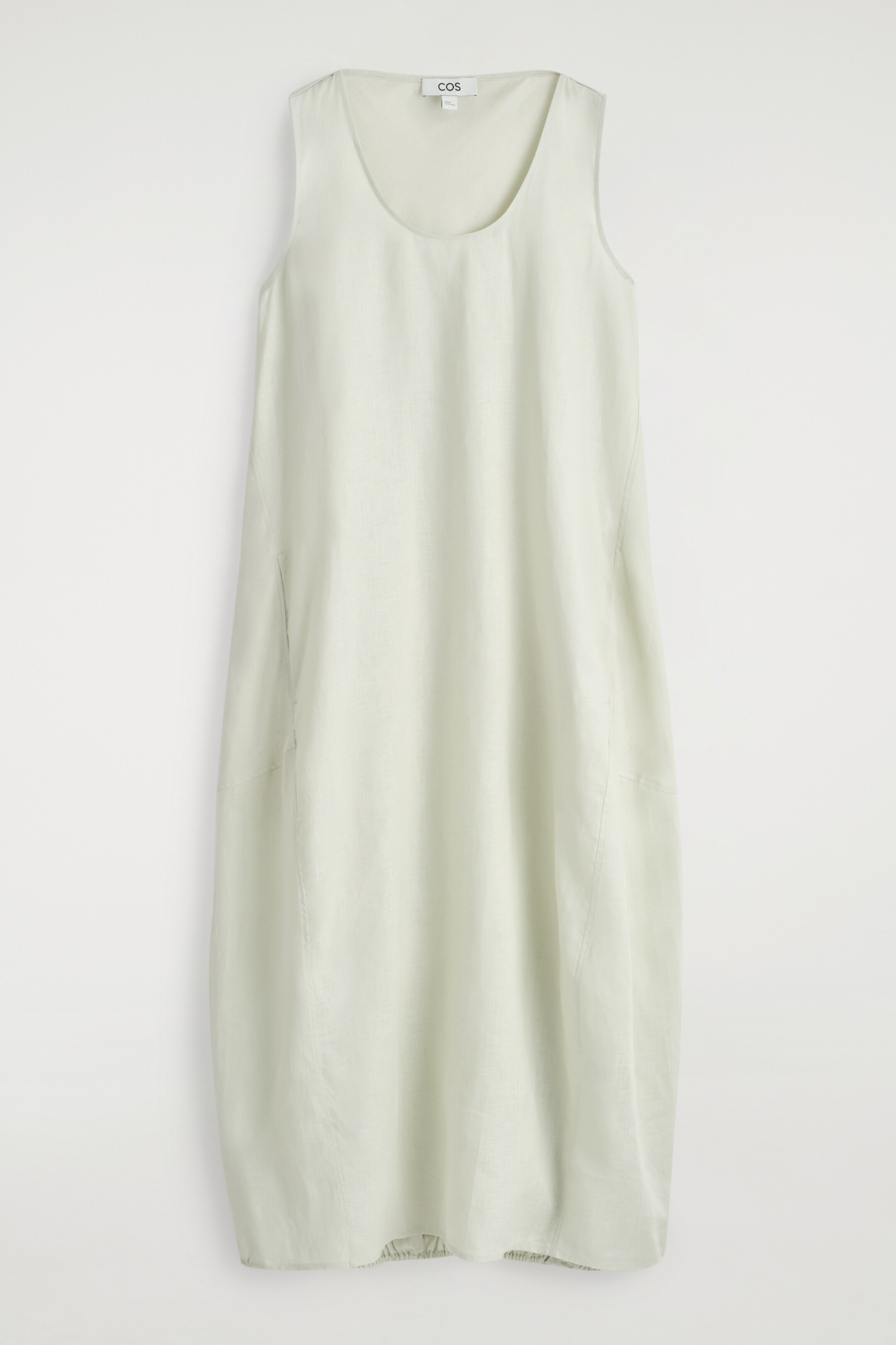 Grösseres Bild ansehen: MAXIKLEID AUS LEINEN MIT ELASTISCHEM SAUM - HELLGRÜN - DAMEN | H&M CH 5
