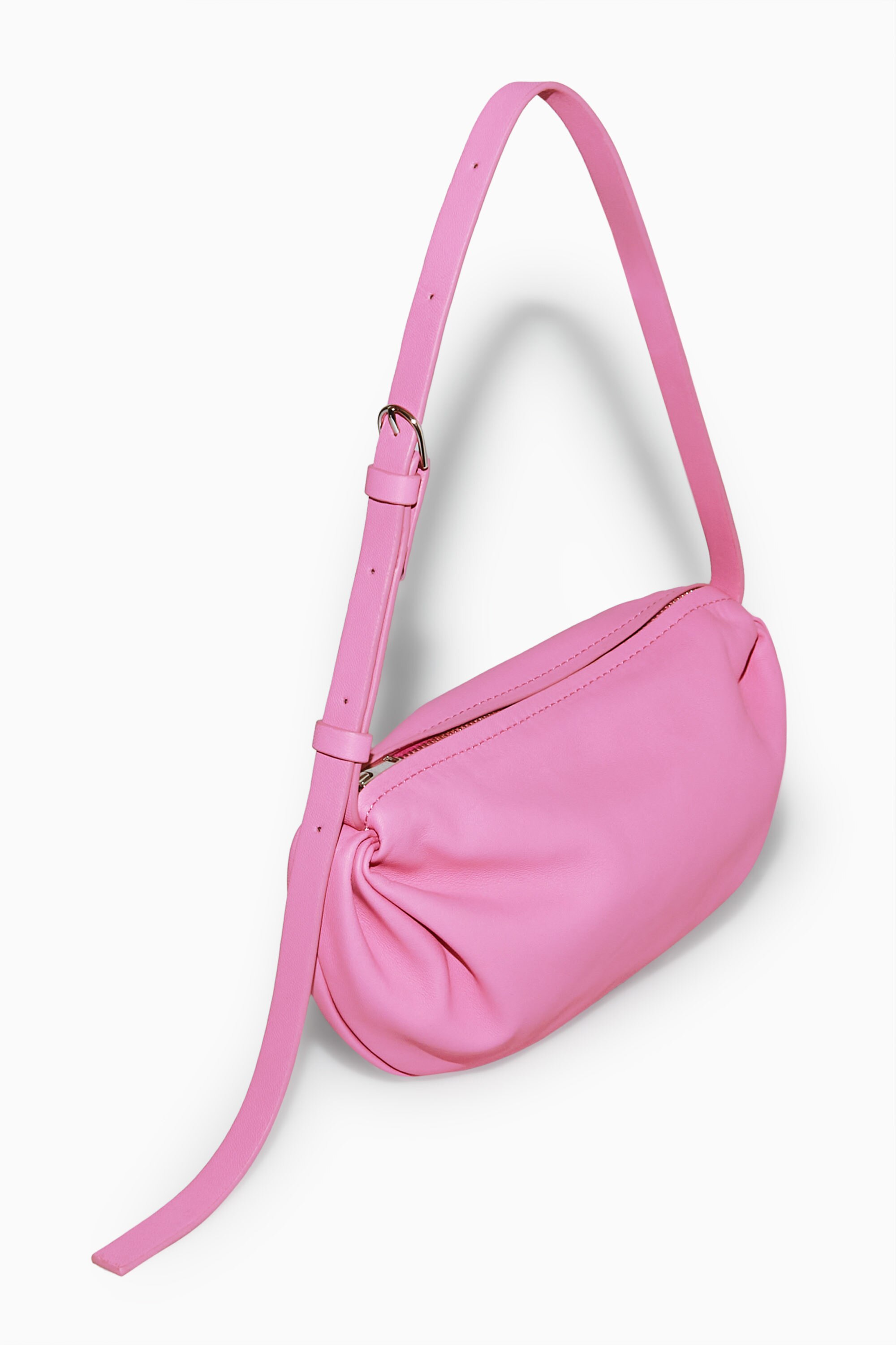 ショルダーバッグ・ポシェット DARK PINK LEATHER SHOULDER BAG PINKO Mini Jolene Leather Shoulder Bag | Pink | FARFETCH