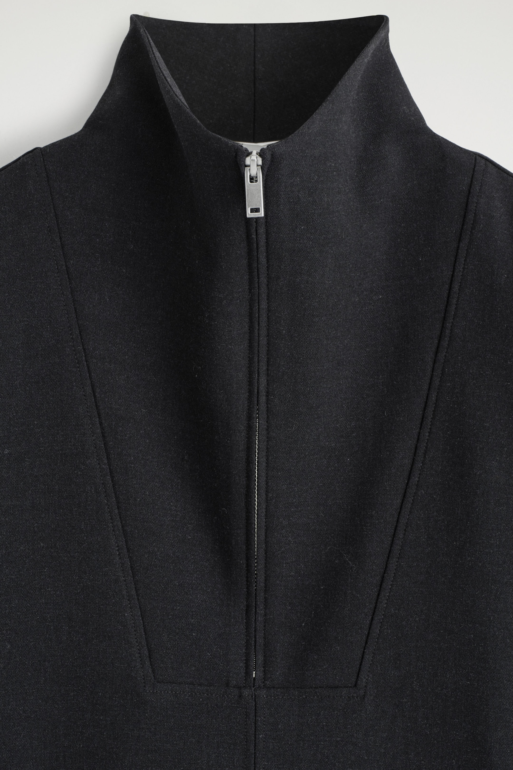 GATHERED PIMA COTTON SHIRT