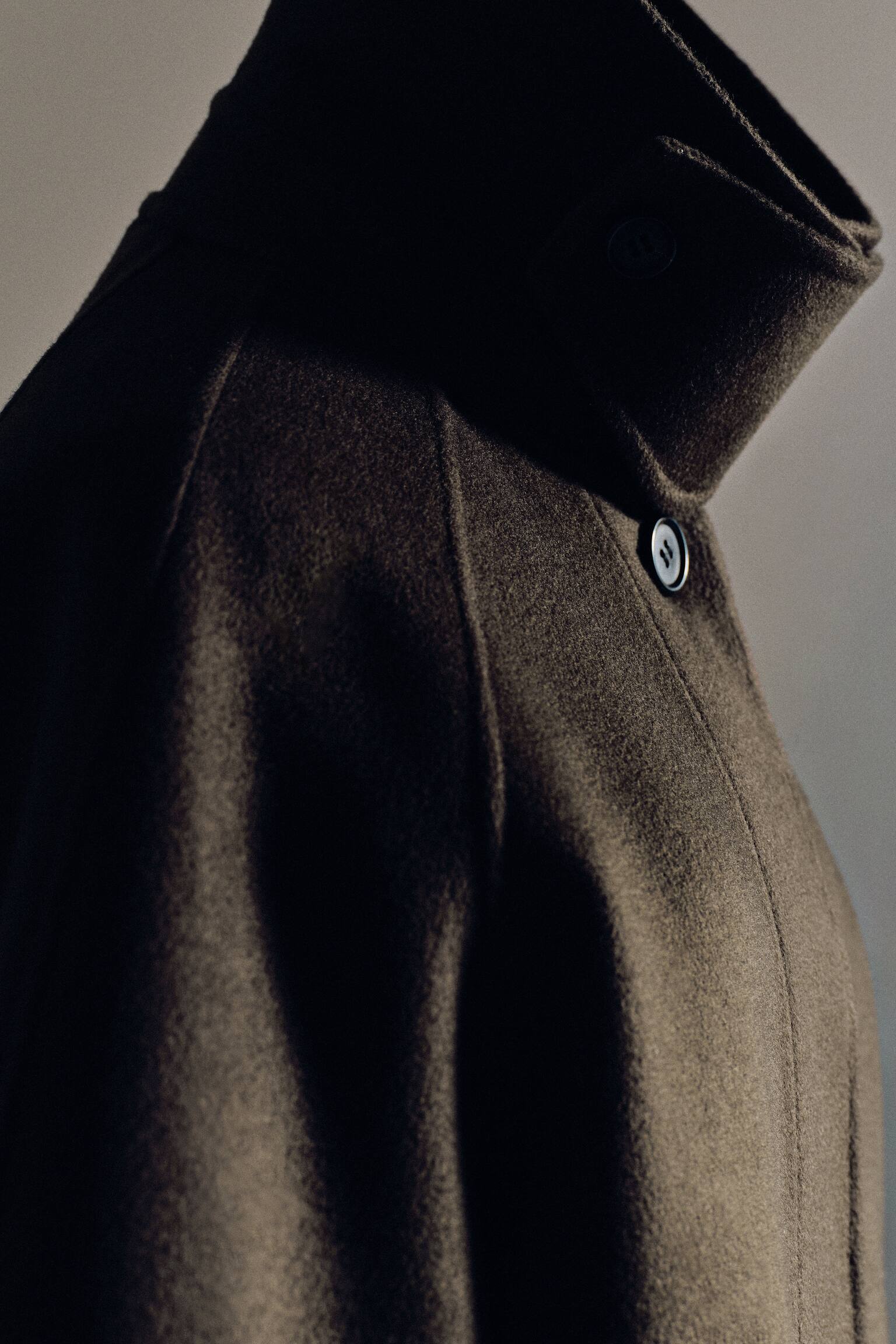 GIACCA STRUTTURATA IN LANA DOPPIATA - NERO - 4