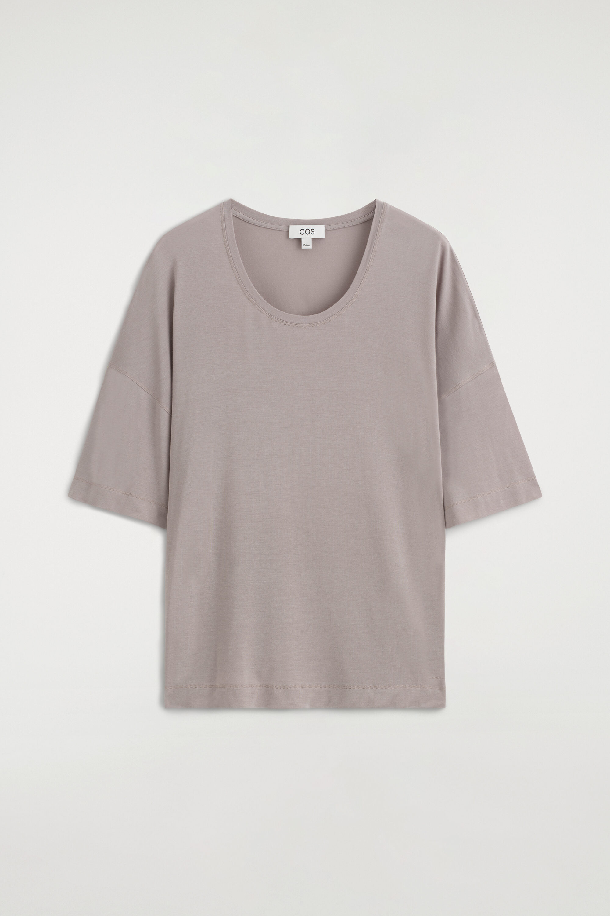 Fluid Modal Scoop-neck T-shirt