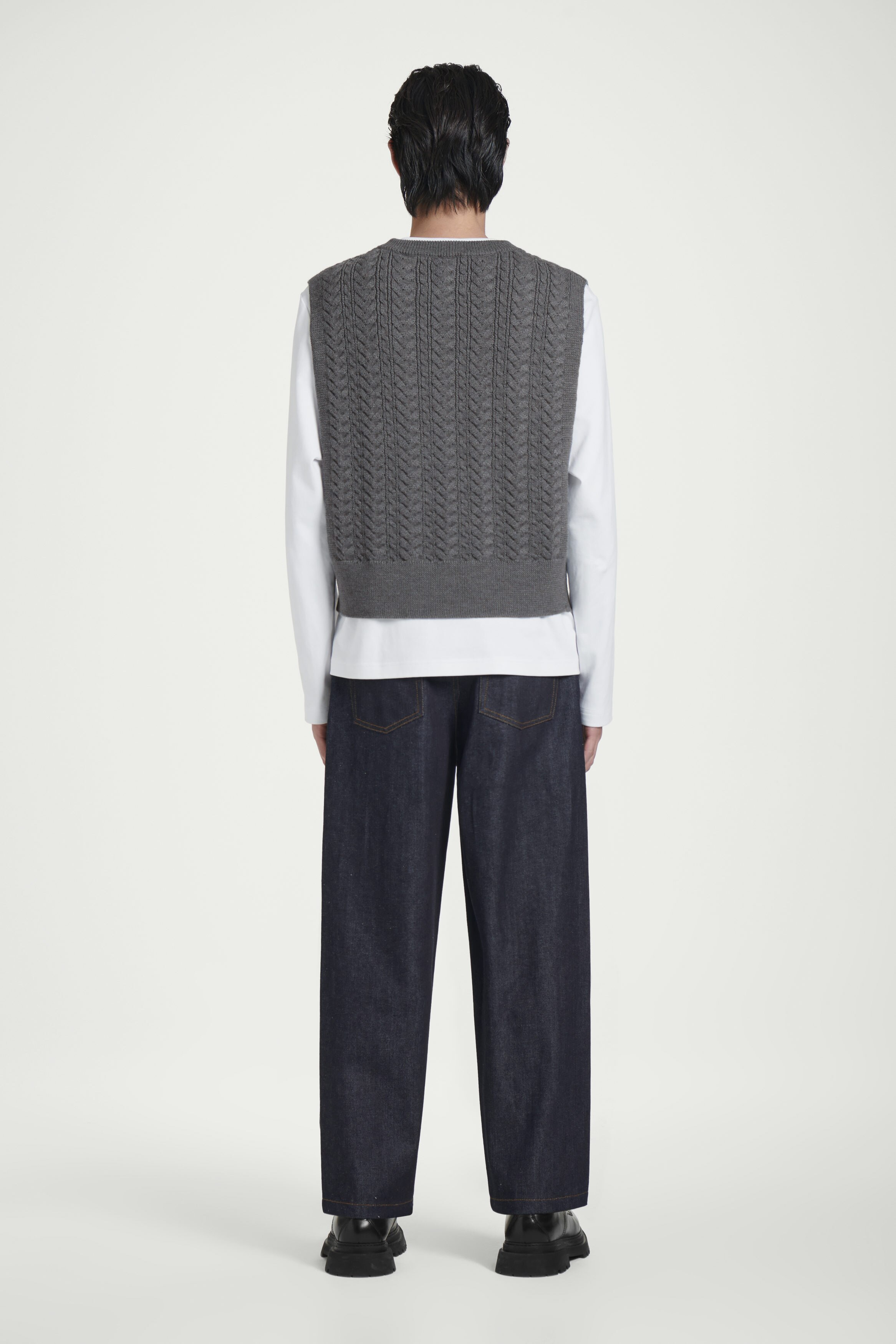 送料込 ounce / cable knit vest Cable V-Neck Knitted Vest | UNIQLO US