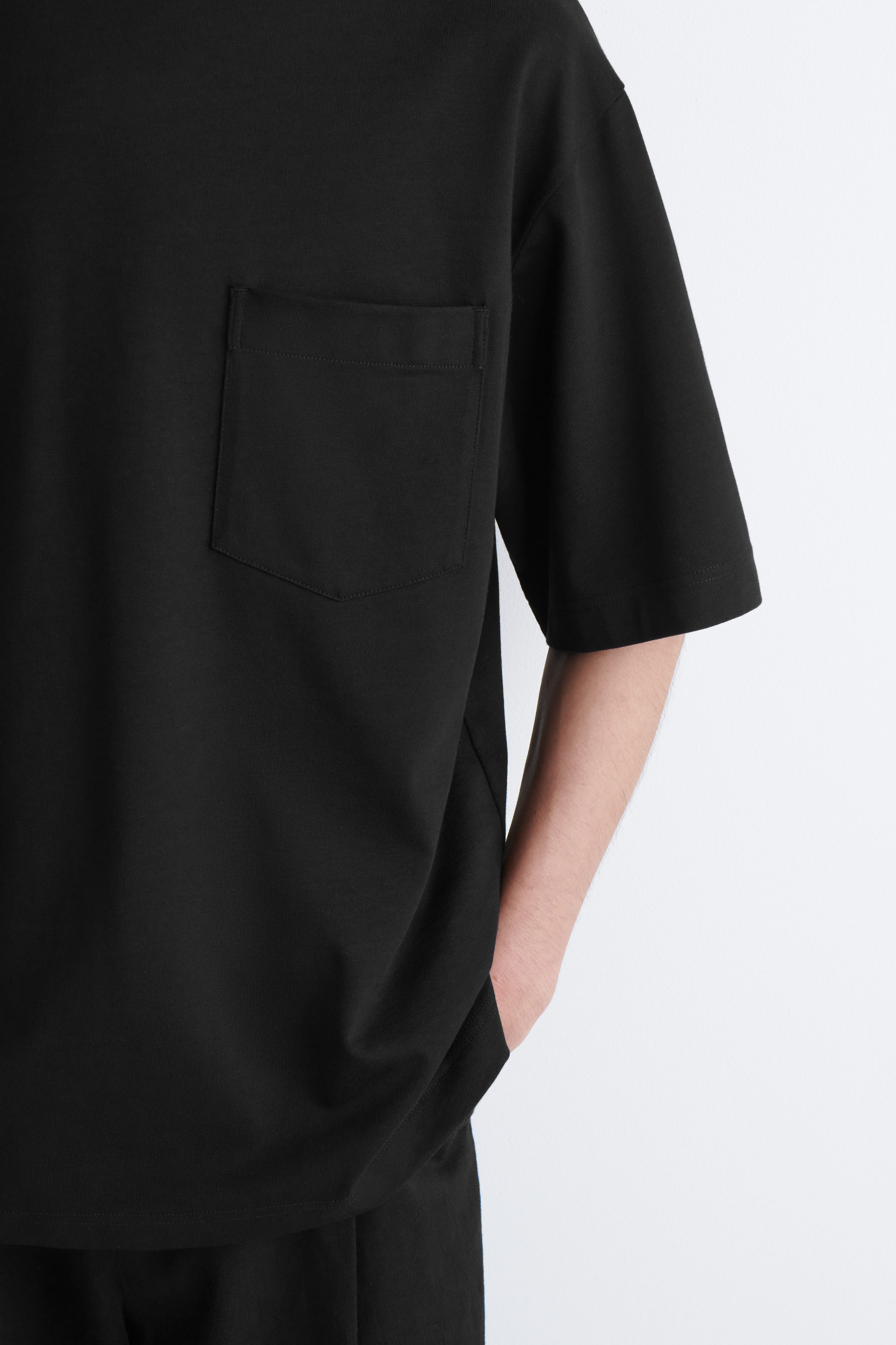 Tシャツ・カットソー OAMC SS24 Black cotton t-shirt (24E28OAJ18BCOT00914 001) OAMC [OAMC] SS24 Short Sleeve T-Shirt 24E28OAJ18BCOT00914 00