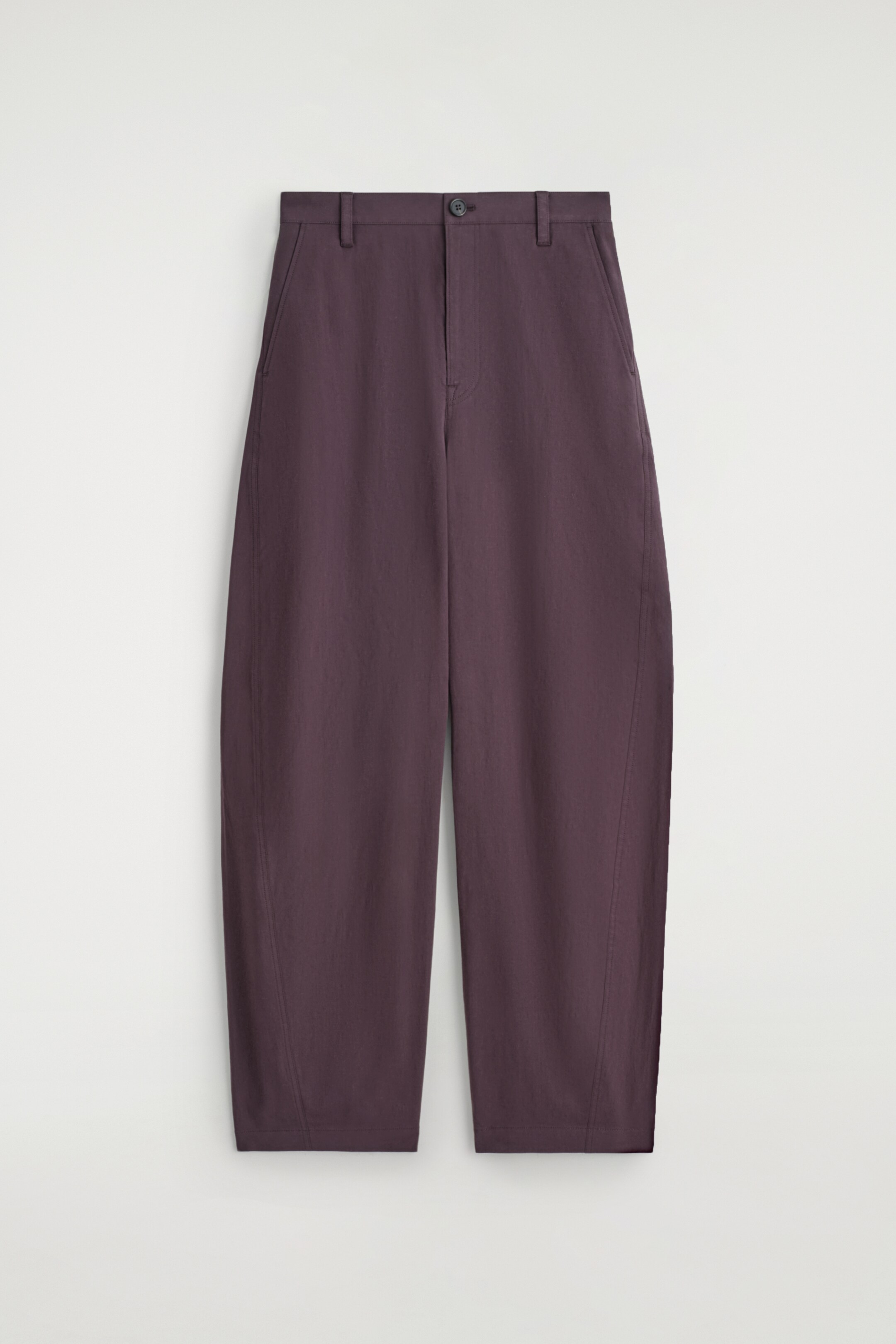 הצגת תמונה גדולה יותר: מכנסי חבית כותנה - סגול - Ladies | H&M IL 5