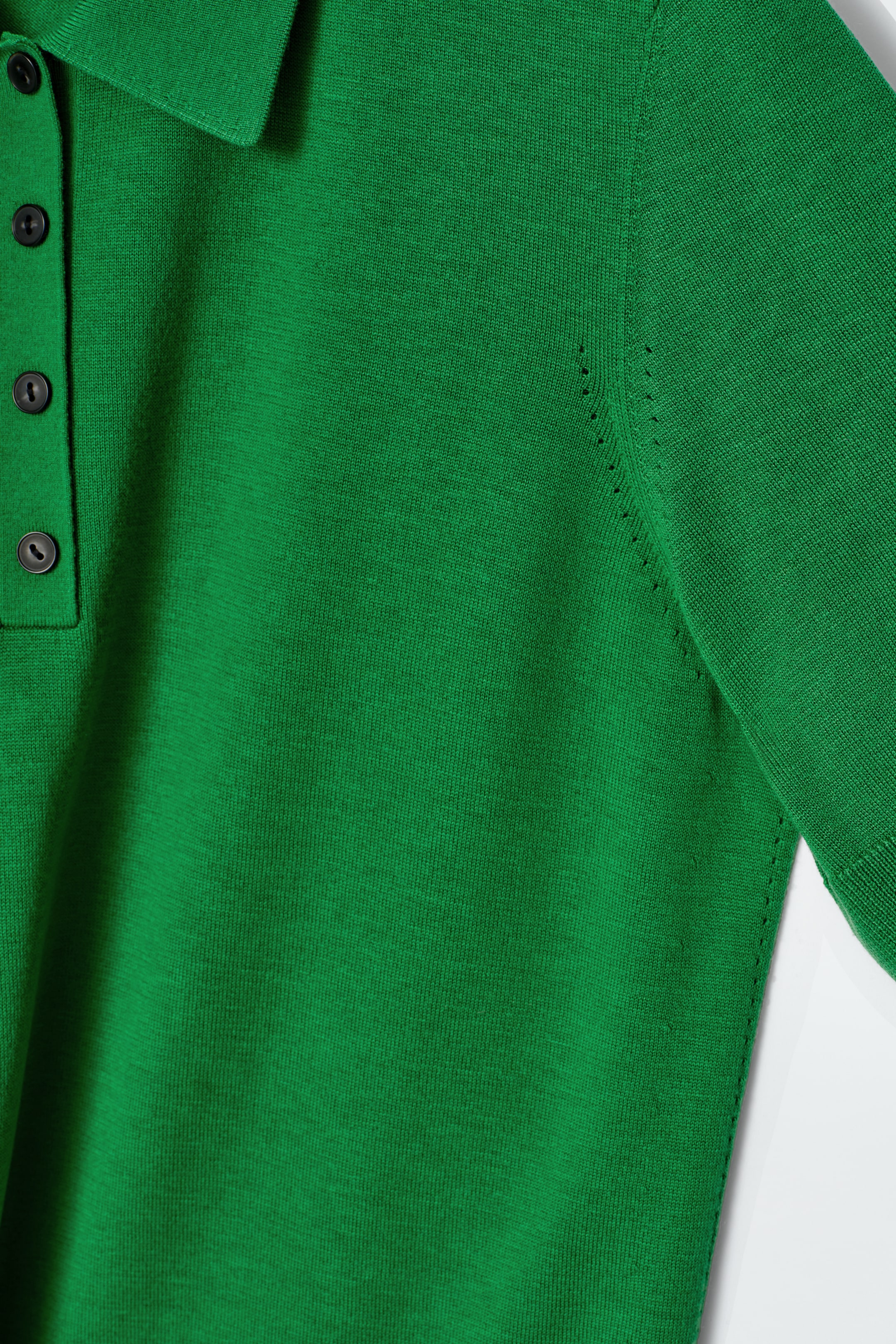 Visualizza immagine più grande: POLO IN MISTO LANA MERINO - VERDE - DONNA | H&M IT 7