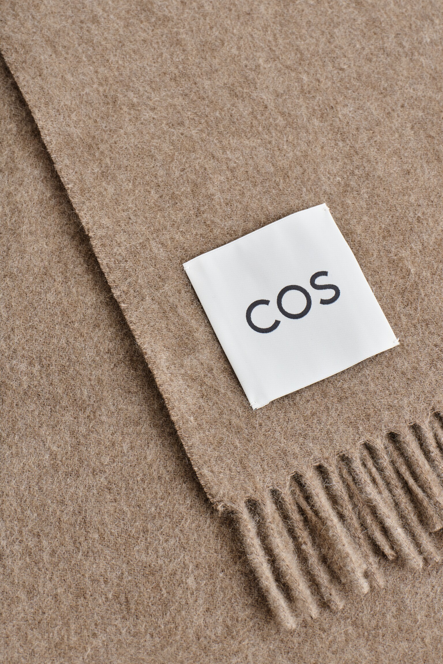 ÉCHARPE EN CACHEMIRE - BEIGE/CHARBON - 3