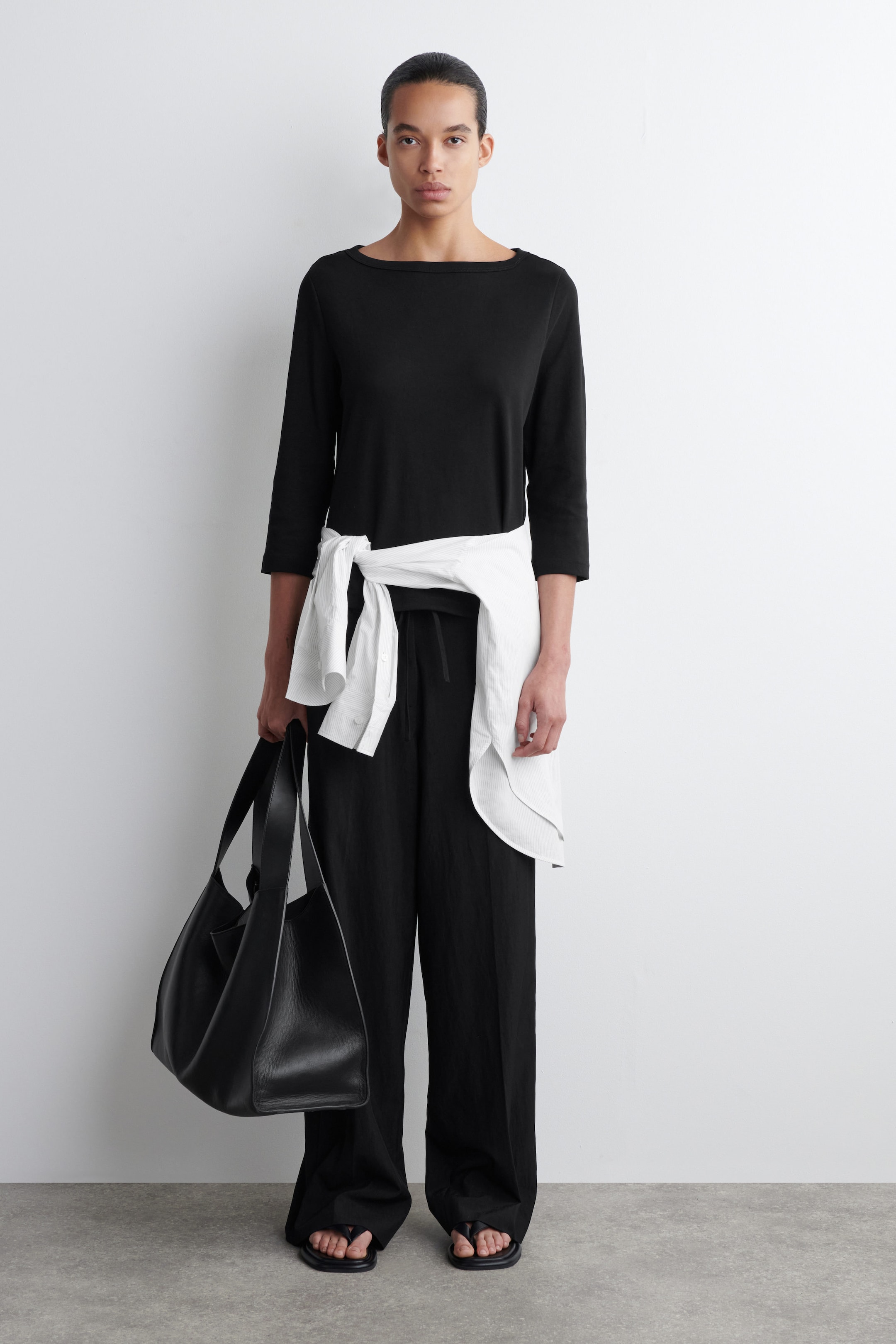 3/4 SLEEVE COTTON TOP